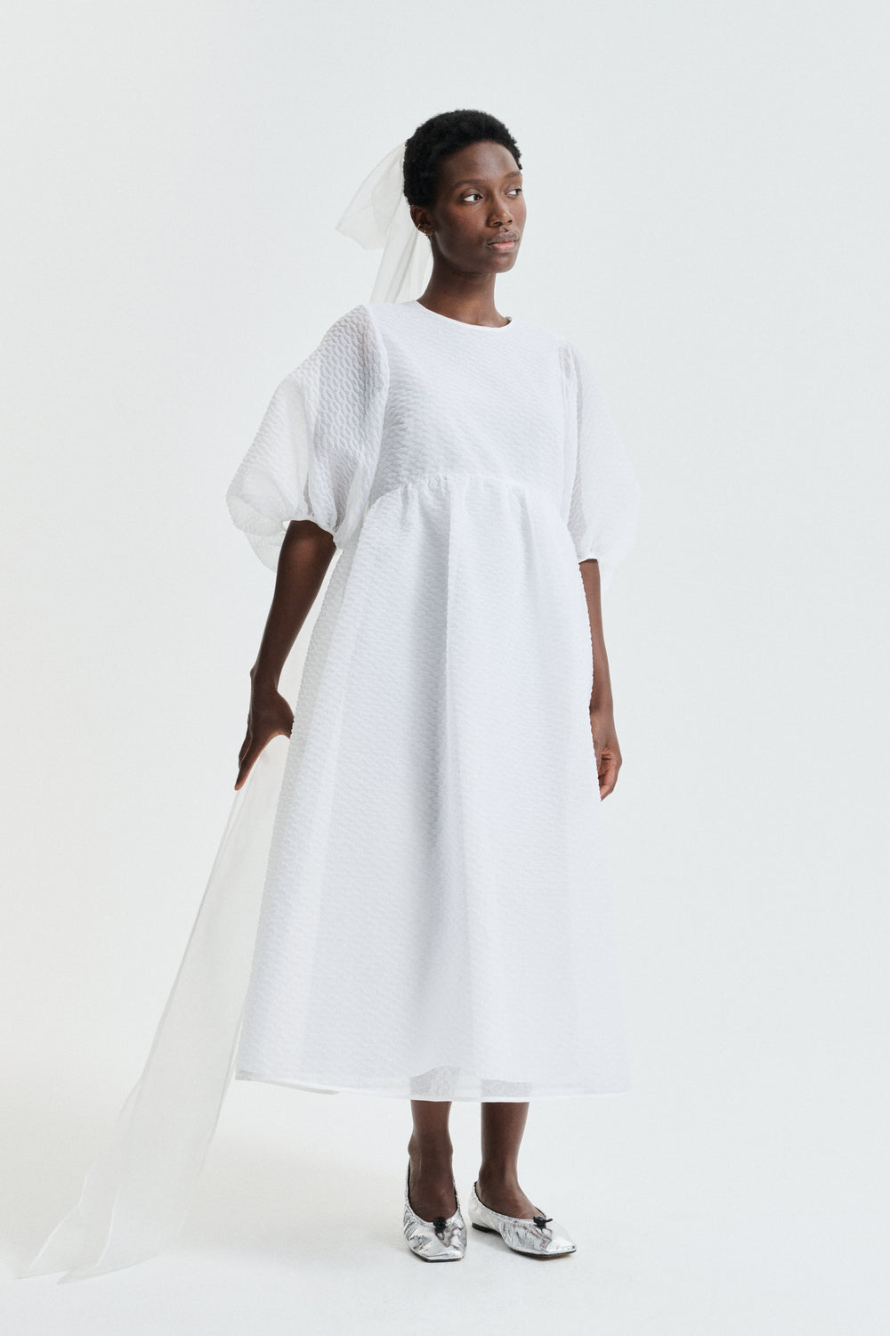 CBDARMEN | DRESS PLUMERIA PETIT WHITE BRIDAL