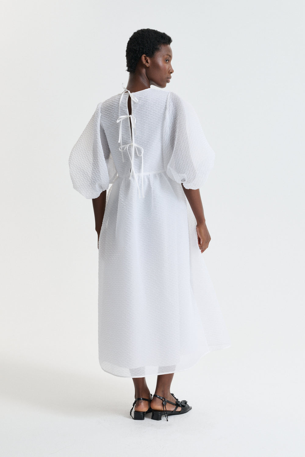 CBDARMEN | DRESS PLUMERIA PETIT WHITE