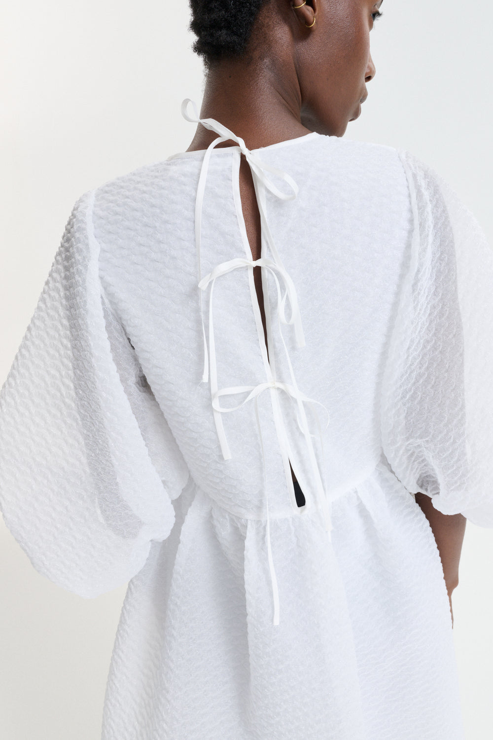CBDARMEN | DRESS PLUMERIA PETIT WHITE