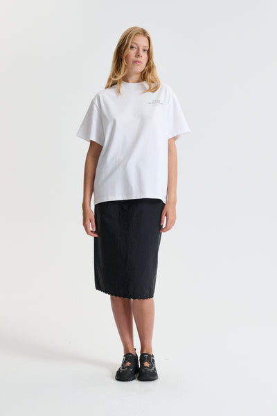 CBDOROTHY | T-SHIRT PRINTED JERSEY WHITE / BLACK – Cecilie Bahnsen