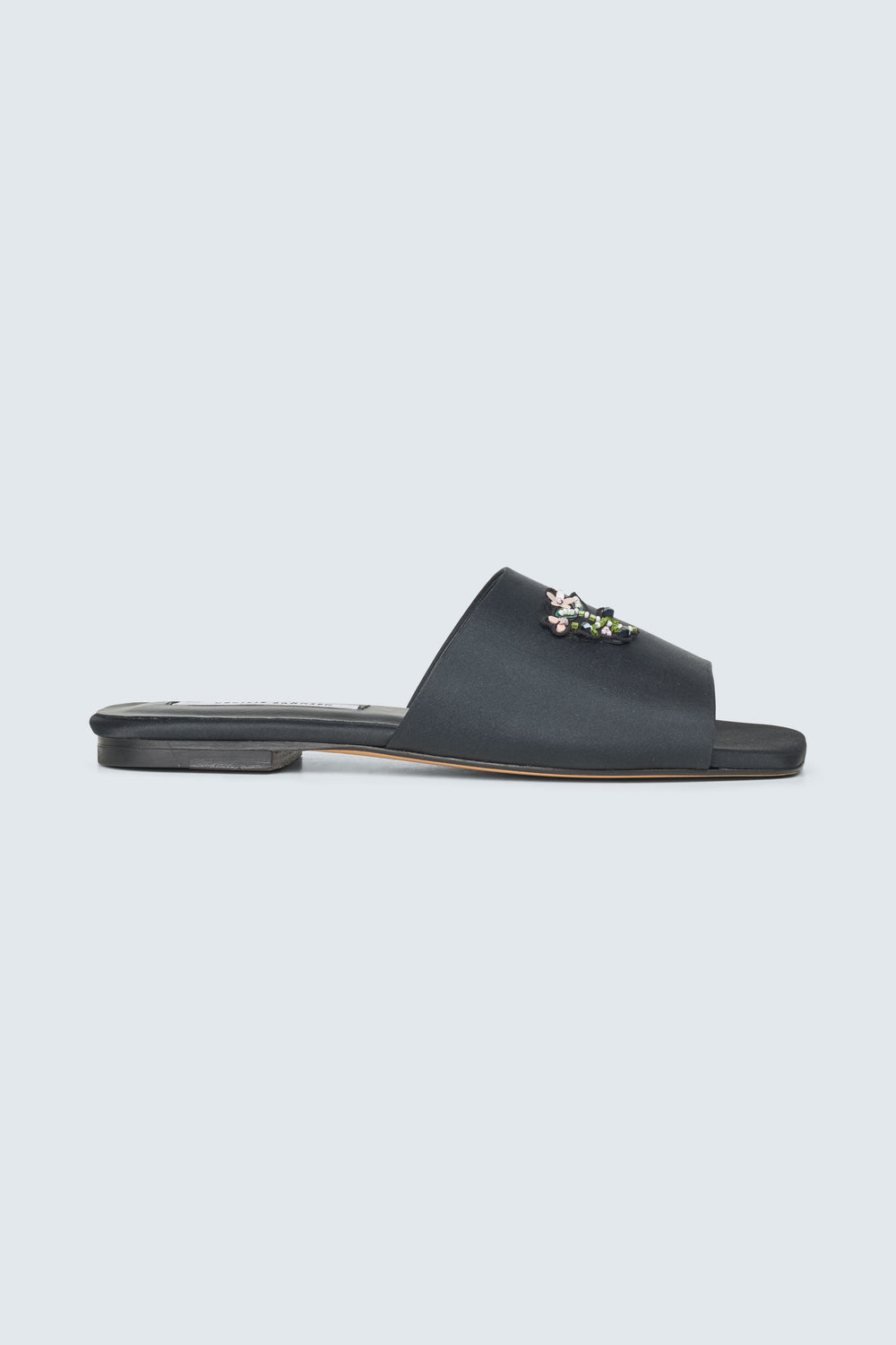 CBGARRON | SLIDE BEADED SATIN BLACK