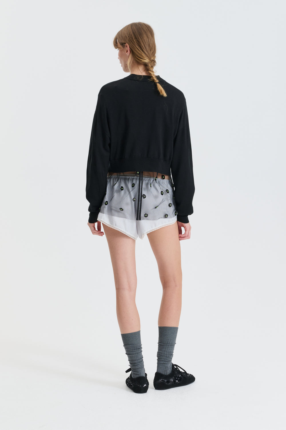 CBGUNVOR | TOP DAINTY SILK KNIT BLACK