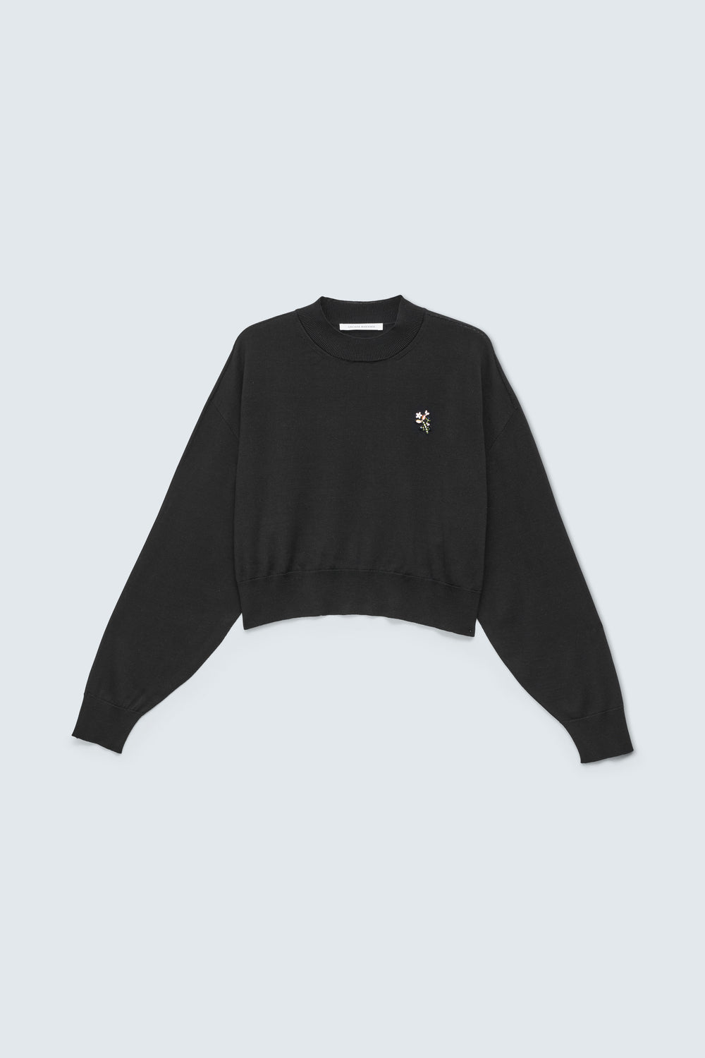 CBGUNVOR | TOP DAINTY SILK KNIT BLACK
