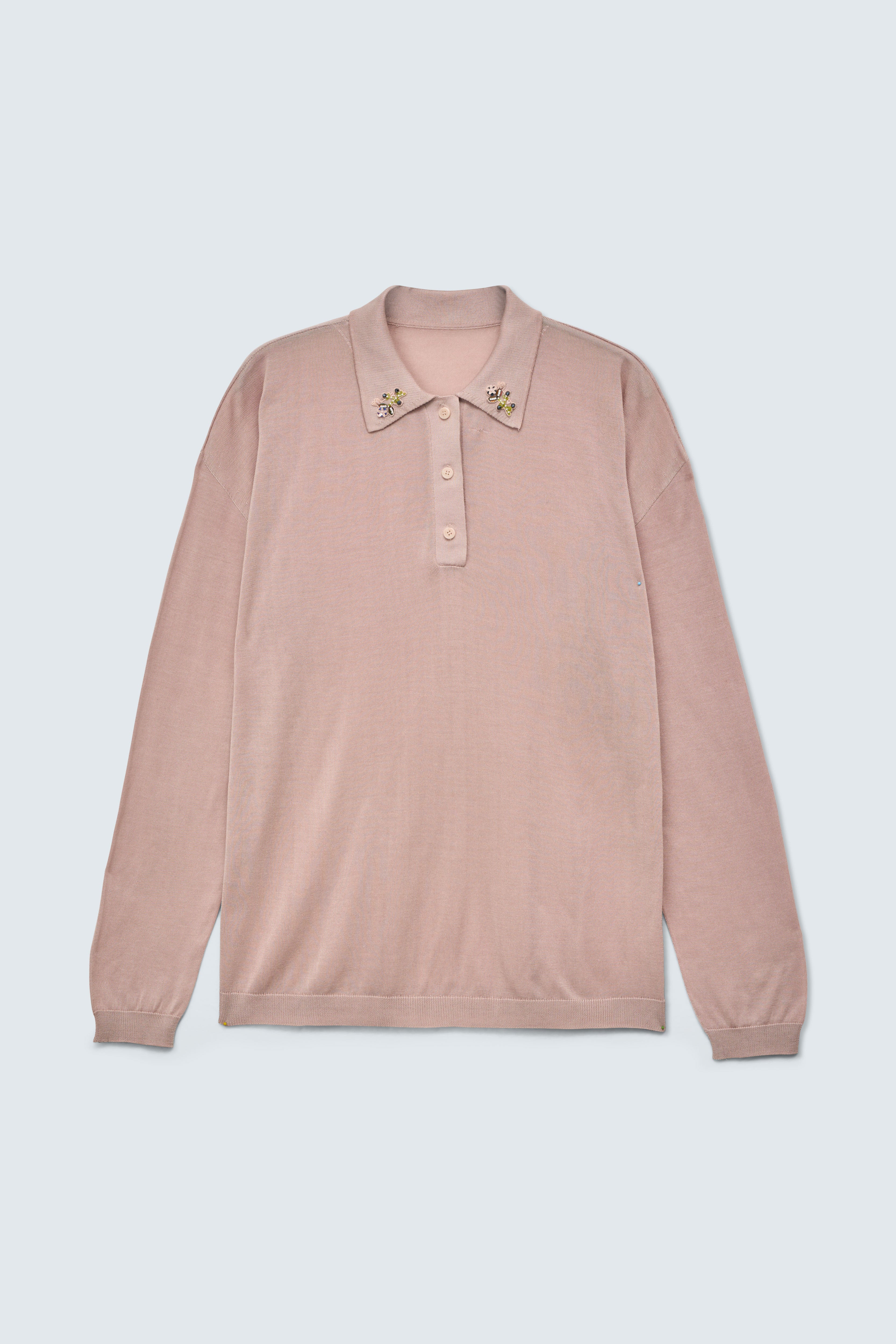 CBGAELLE | PULLOVER DAINTY SILK KNIT LIGHT PINK