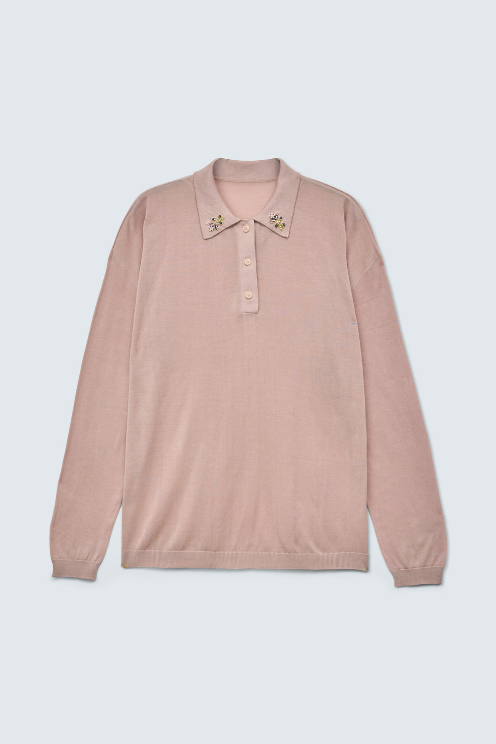 CBGAELLE | PULLOVER DAINTY SILK KNIT LIGHT PINK