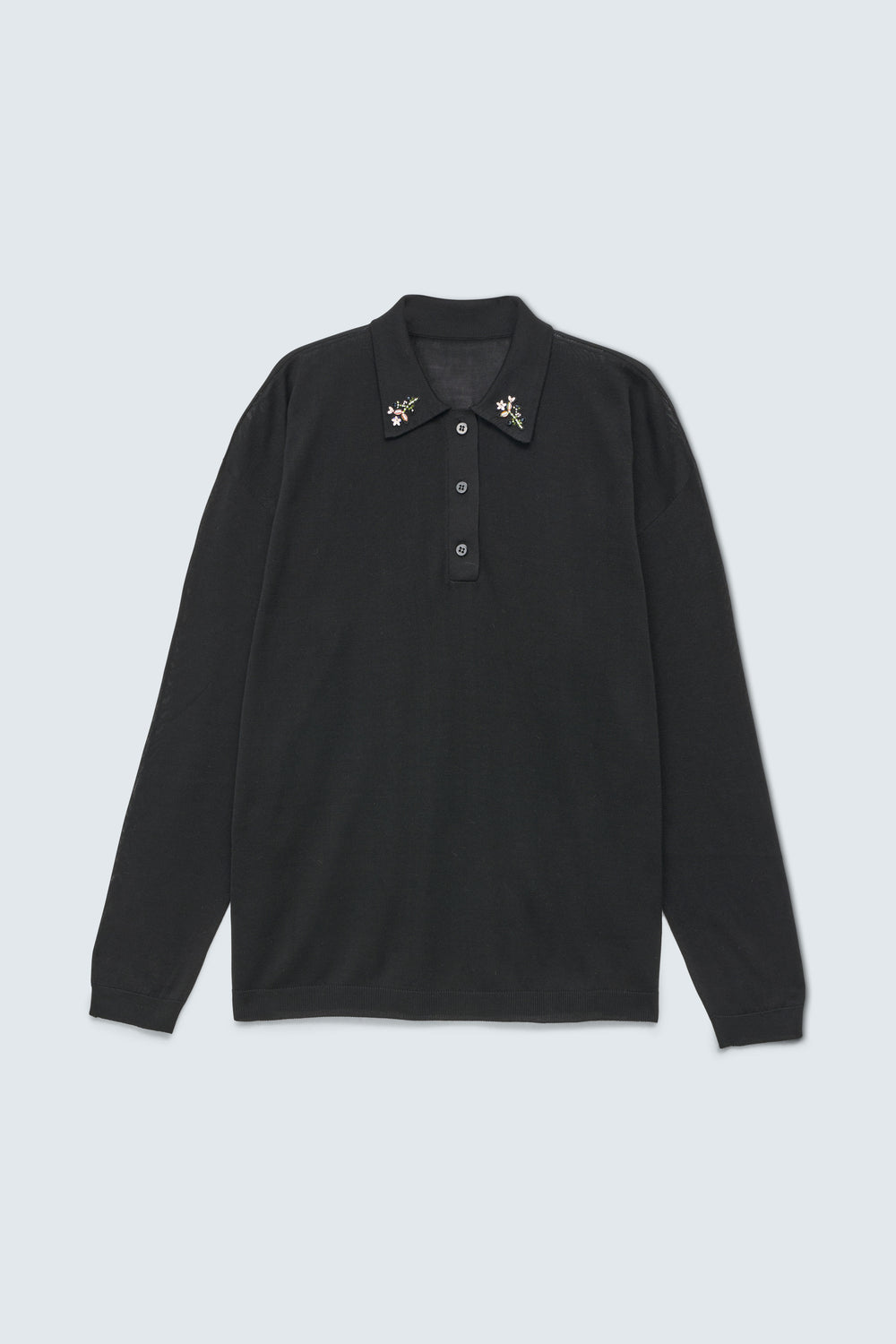 CBGAELLE | PULLOVER DAINTY SILK KNIT BLACK