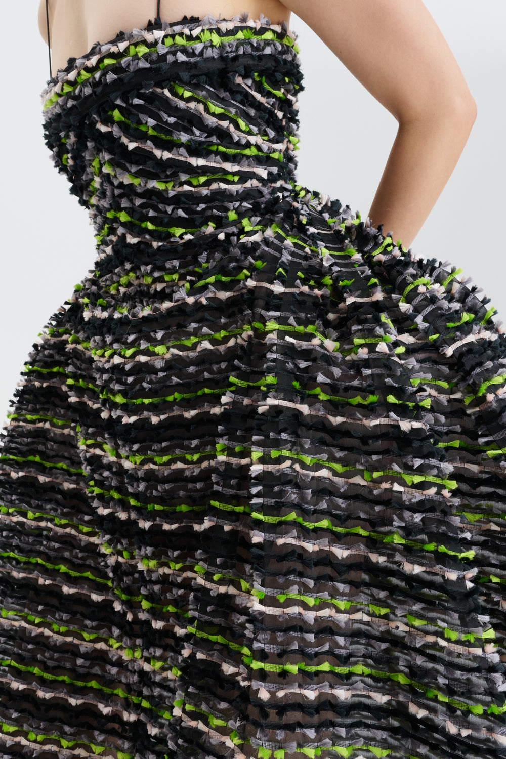 CBGIGI | DRESS STRIPED FIL-COUPÉ BLACK MULTI