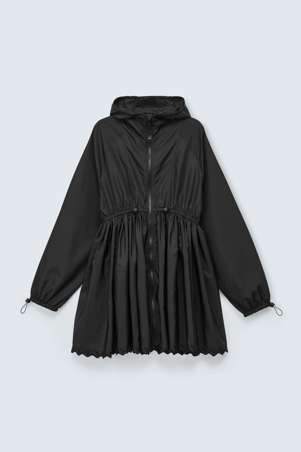 CBGABRIELE | JACKET EMBROIDERED FAILLE BLACK