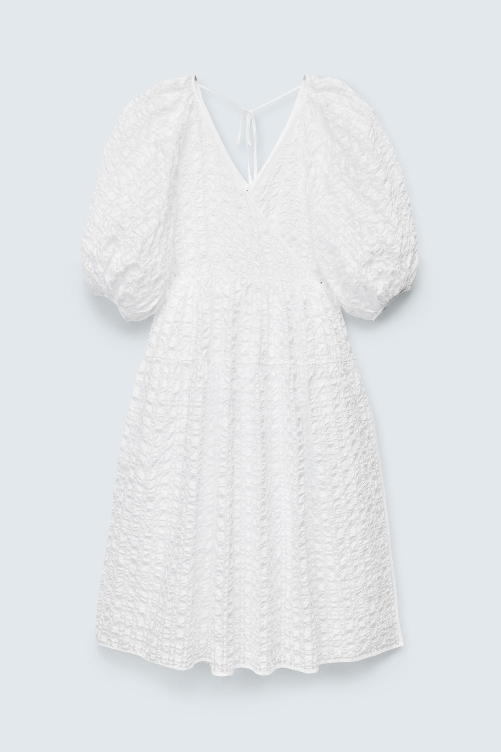 CBREGITZE | DRESS CHECK SEERSUCKER WHITE