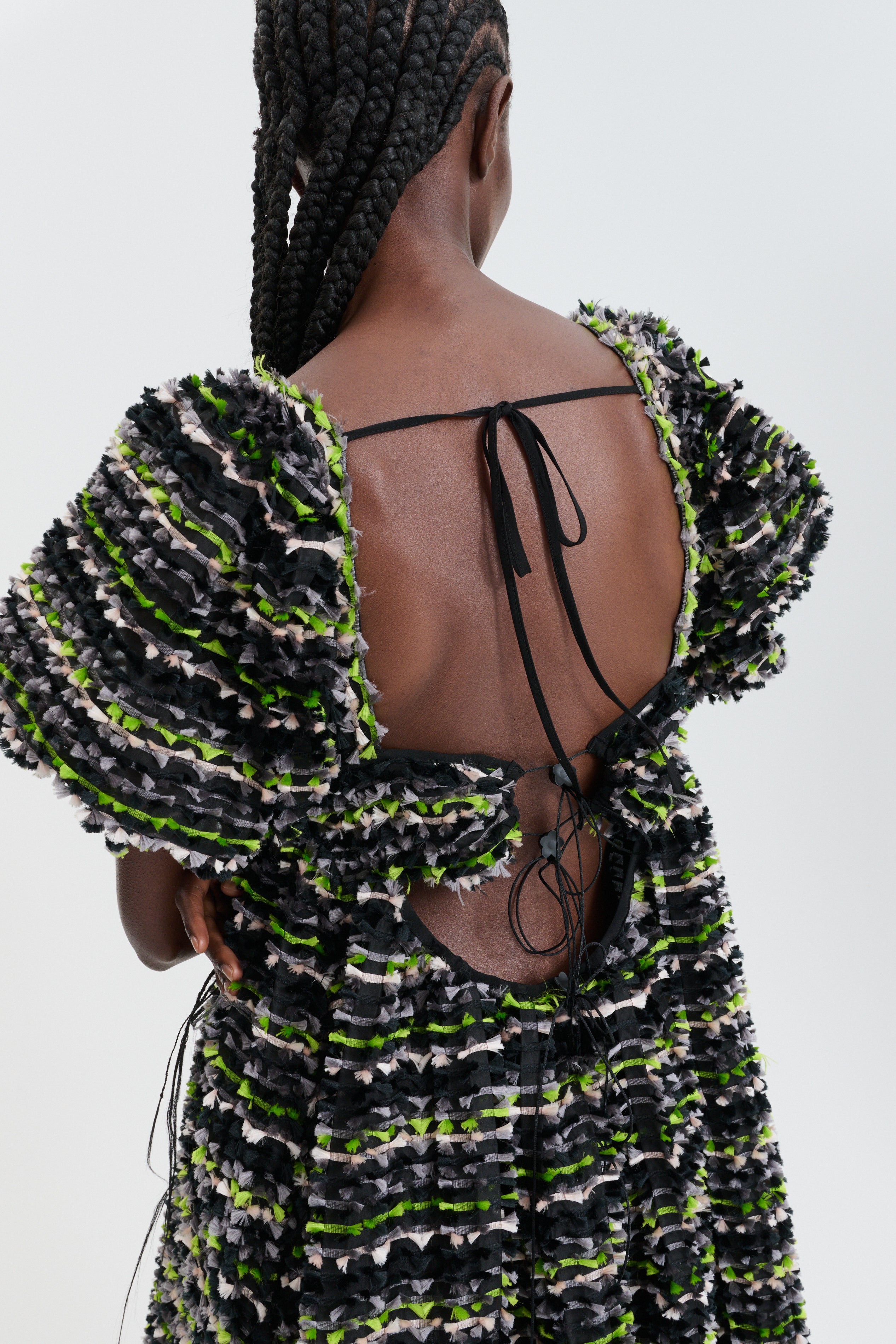 CBRAGNHILD | DRESS STRIPED FIL-COUPÉ BLACK MULTI