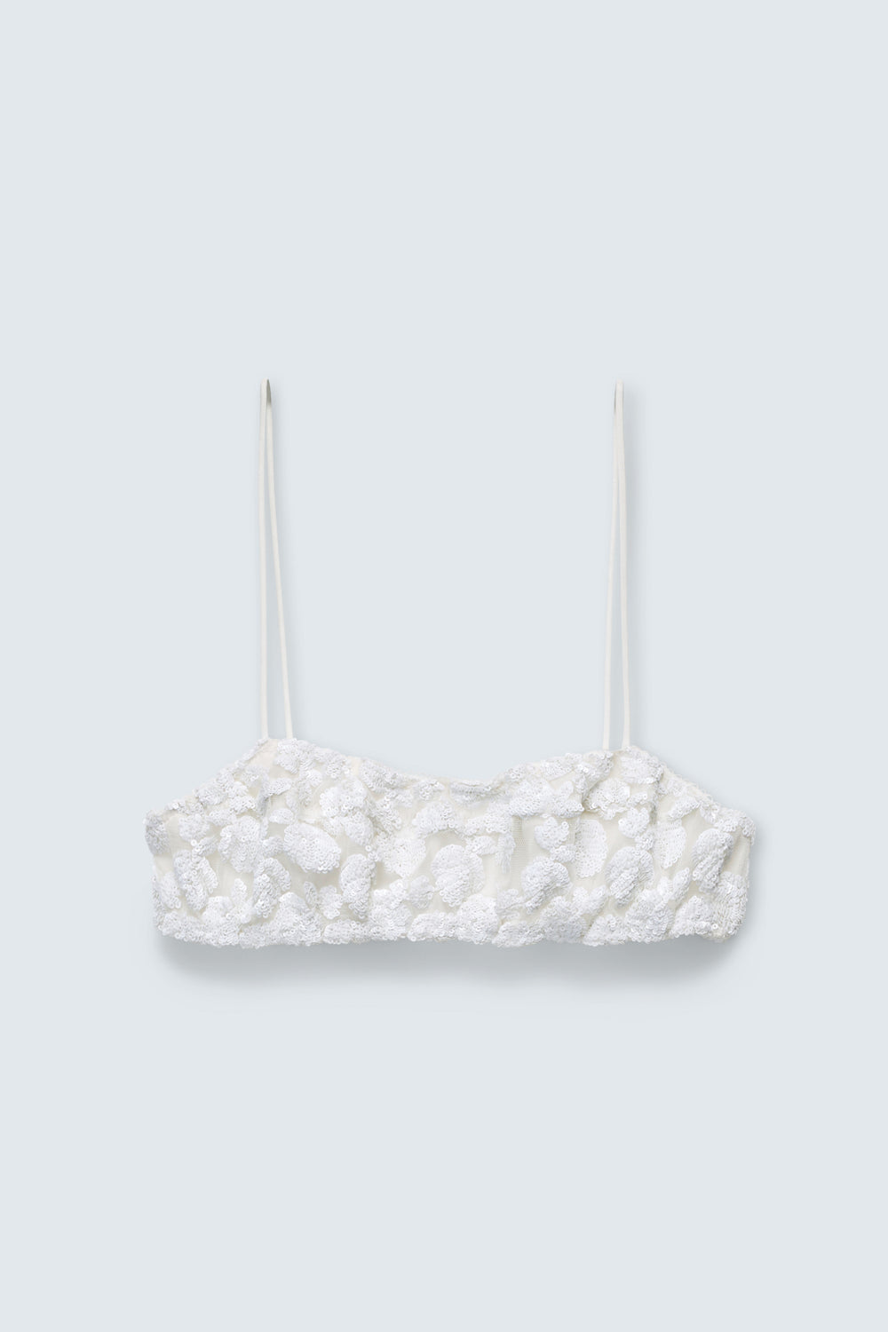 CBGEUM | BRALETTE LETITIA SEQUINS WHITE