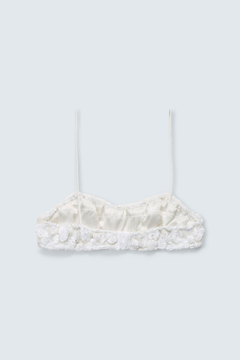 CBGEUM | BRALETTE LETITIA SEQUINS WHITE