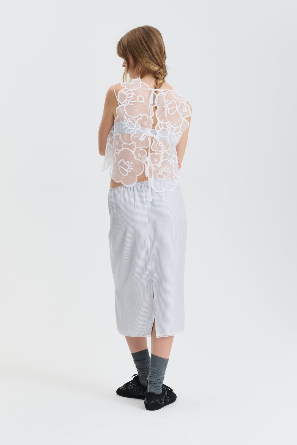 CBBLAKE | TOP EMBROIDERED MYRTIA WHITE