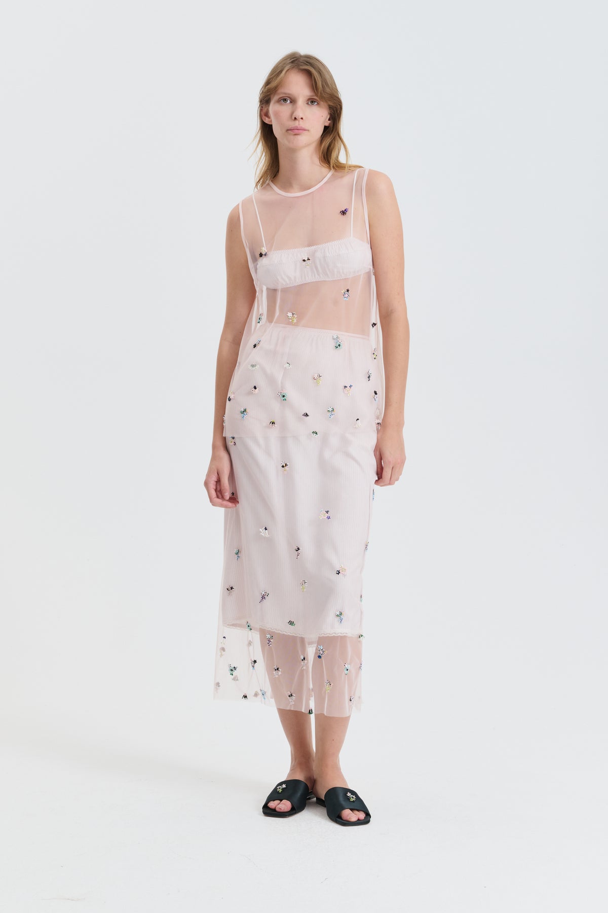 CBALBA | TOP WILDFLOWER APPLIQUÈ PINK MULTI