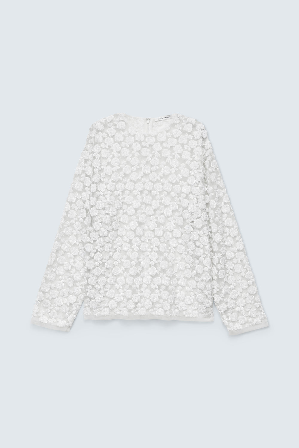 CBGROUPIE | BLOUSE LETITIA SEQUINS WHITE