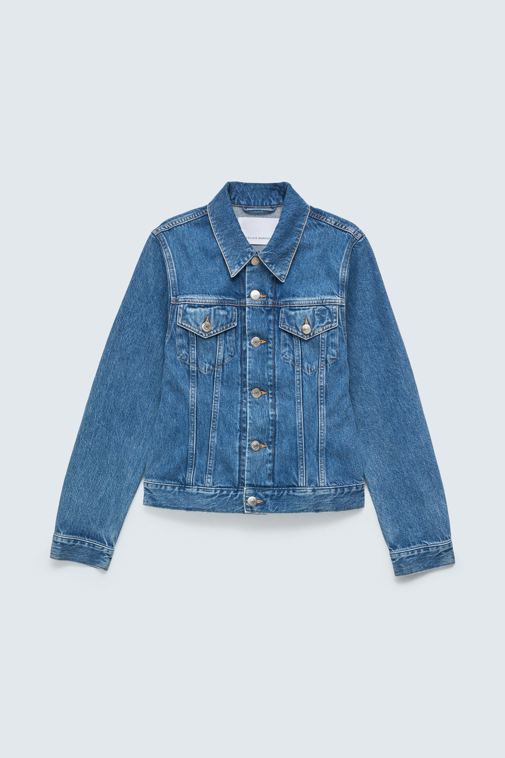 CBGINNIE | JACKET DENIM WASHED BLUE