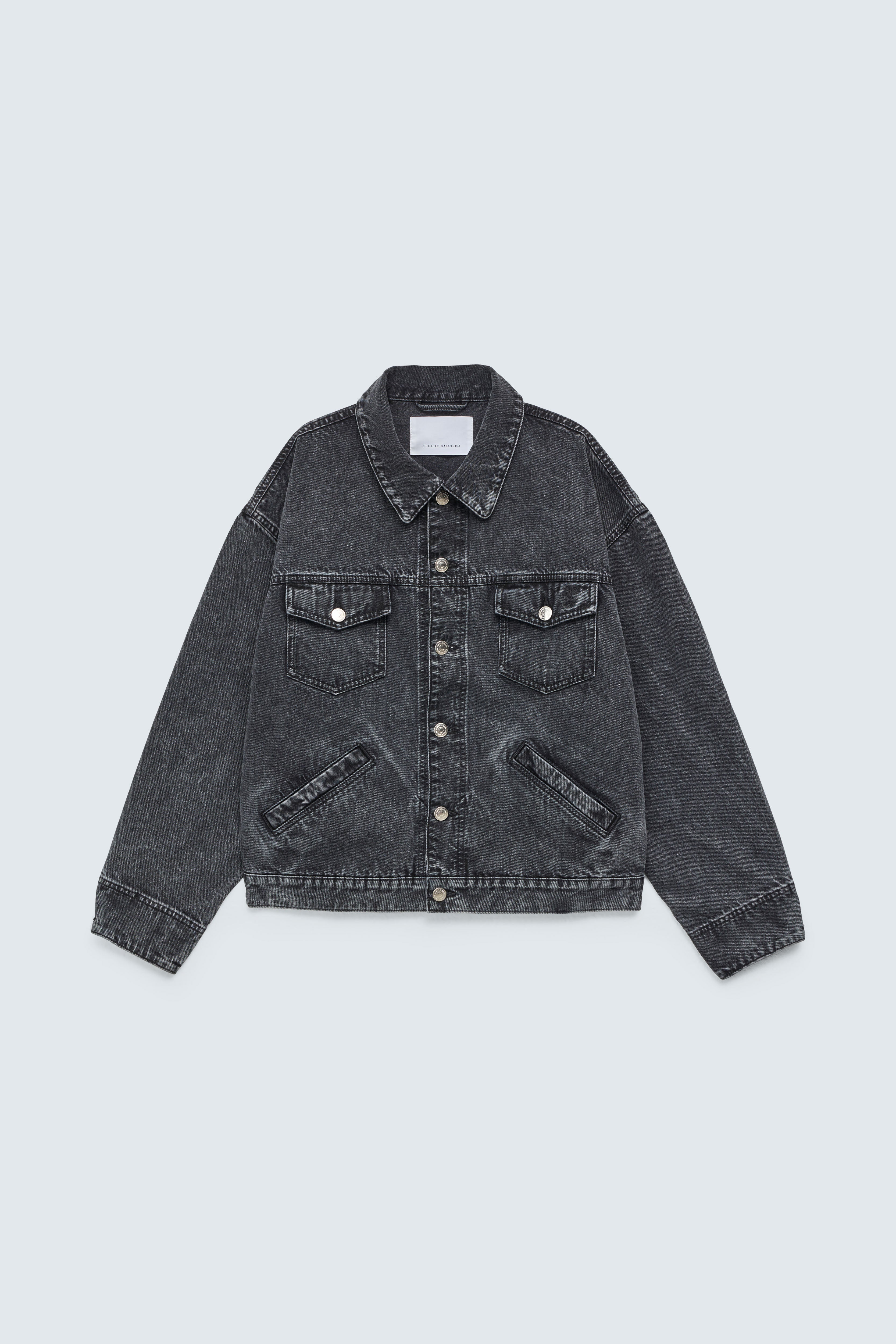 CBGASTON | JACKET DENIM WASHED BLACK