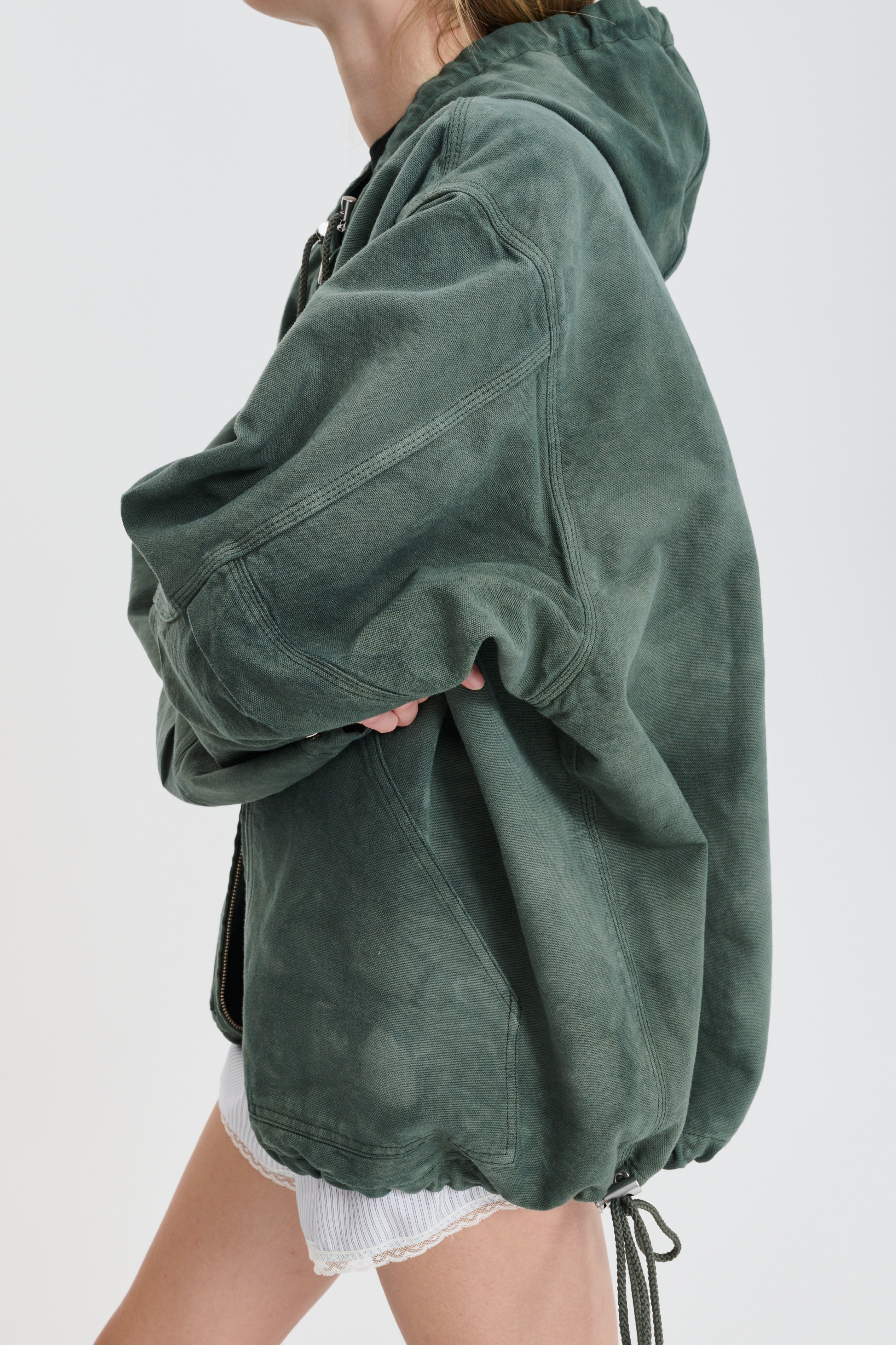 CBGRIFFEN | JACKET CANVAS WASHED GREEN