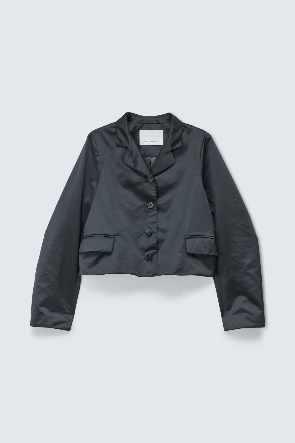 CBMARA | JACKET NYLON DUCHESS SATIN MIDNIGHT