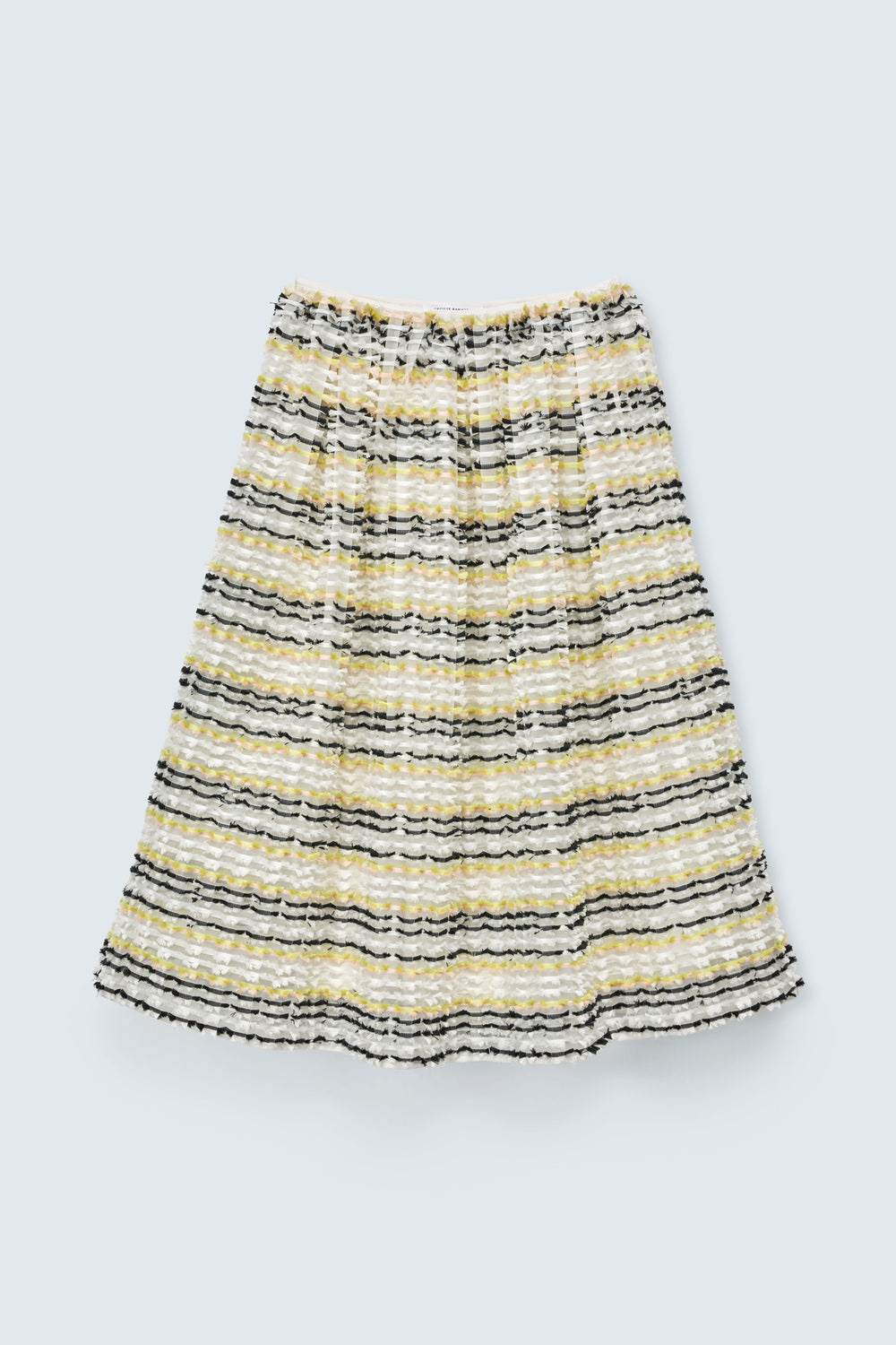 CBBALA | SKIRT STRIPED FIL-COUPÉ WHITE MULTI