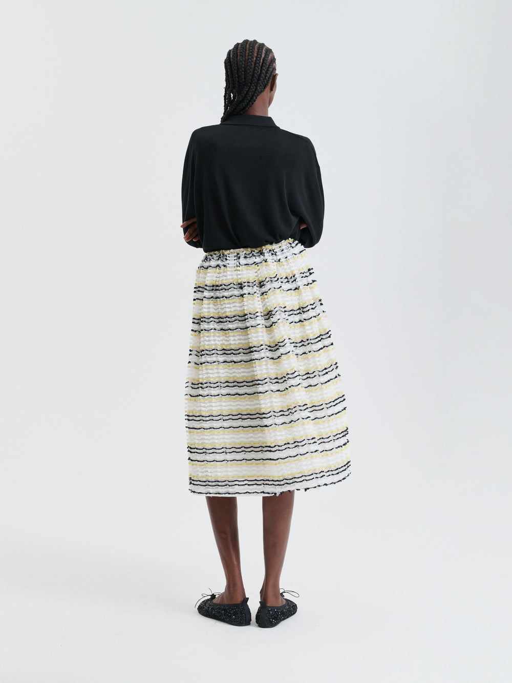 CBGAELLE | PULLOVER DAINTY SILK KNIT BLACK