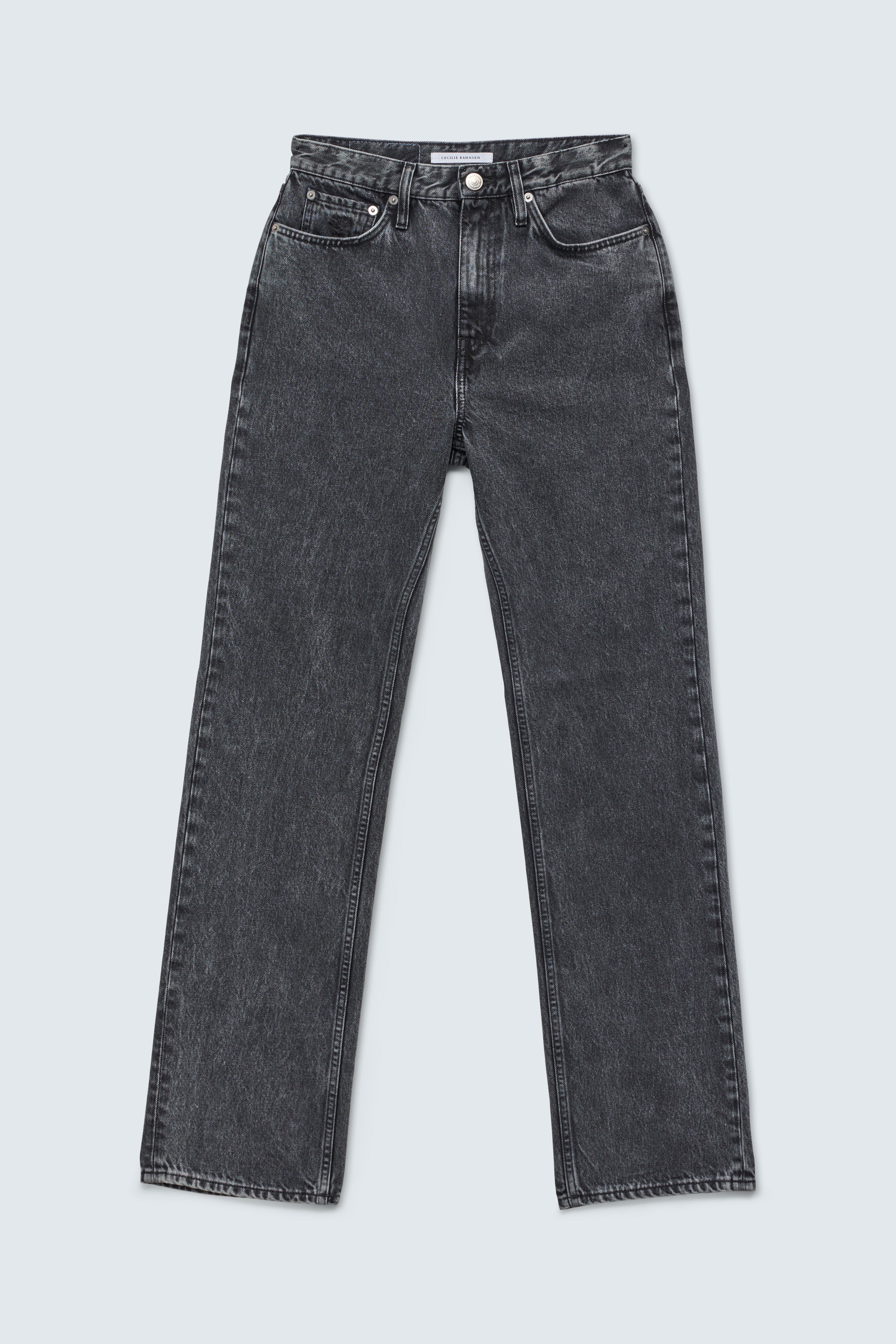 CBGEORGETTE | JEANS DENIM WASHED BLACK