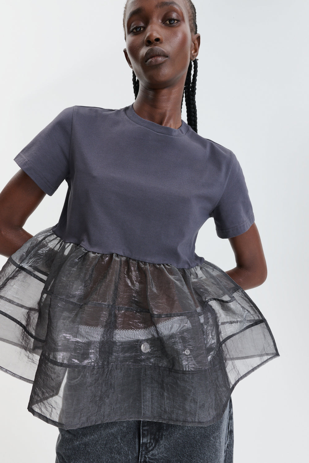 CBDAVID | T-SHIRT JERSEY GREY