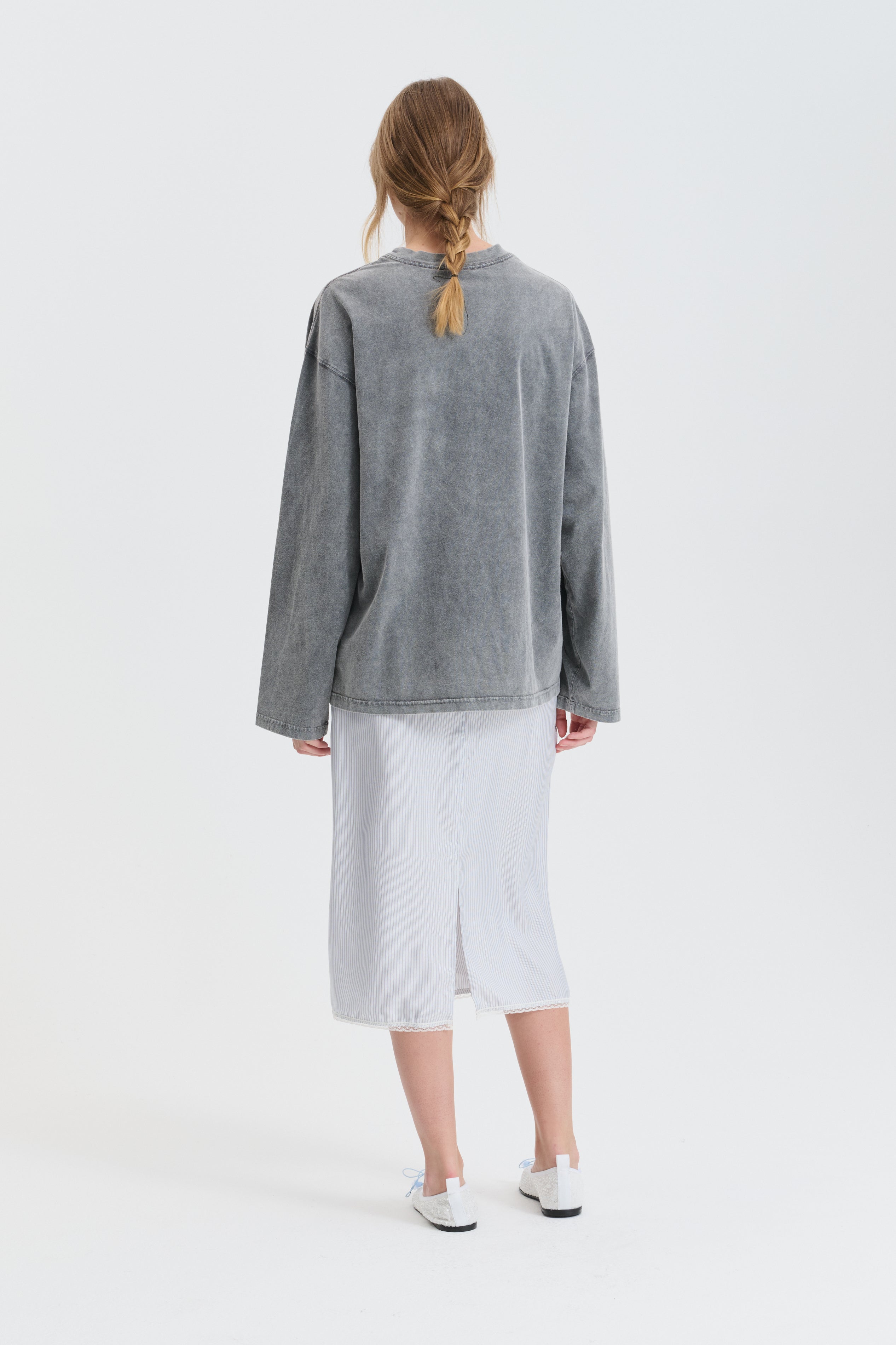 CBGABI | T-SHIRT JERSEY WASHED BLACK