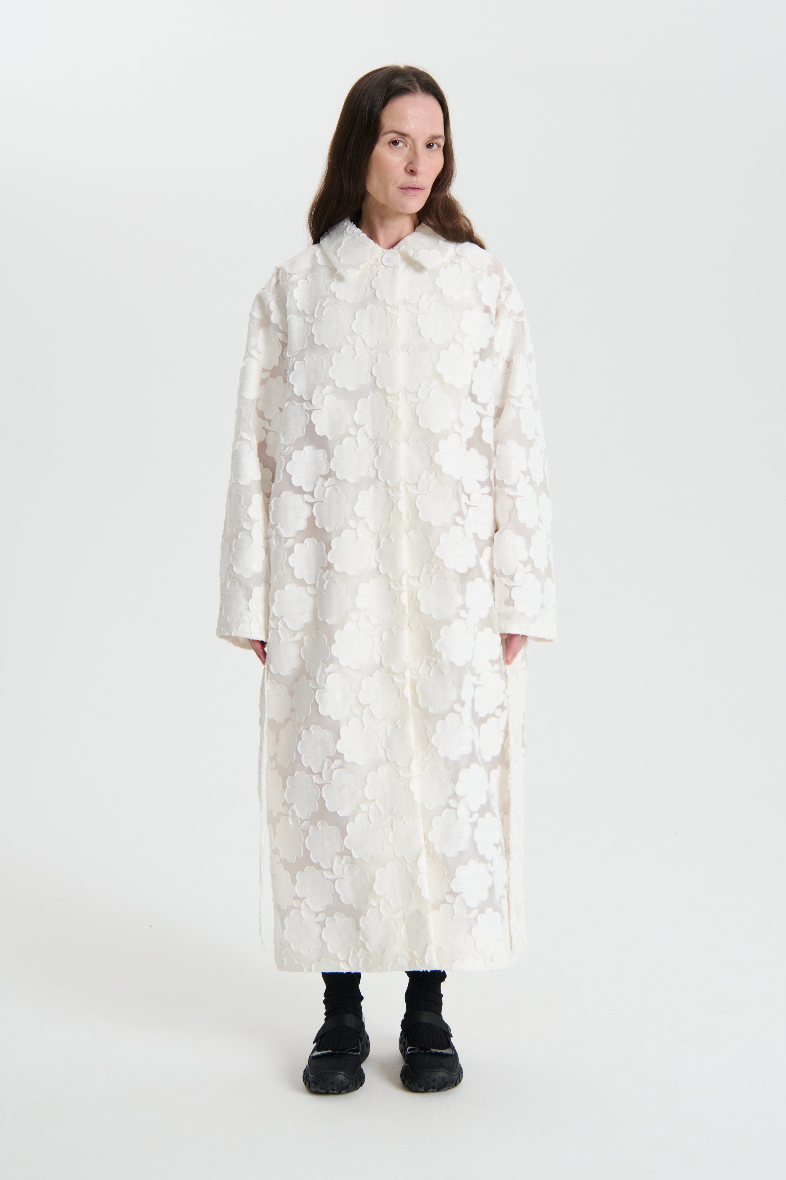HAYDEN | COAT SUNSHINE FIL-COUPÉ WHITE