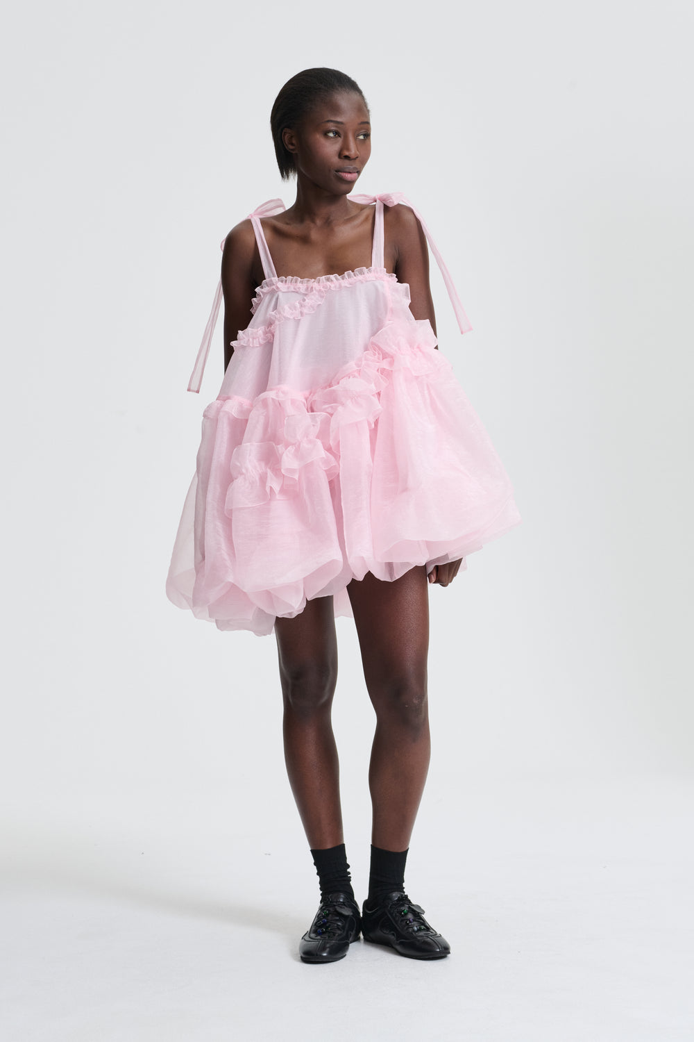 CRISTINA | DRESS LIQUID MYRTIA BLUSH PINK