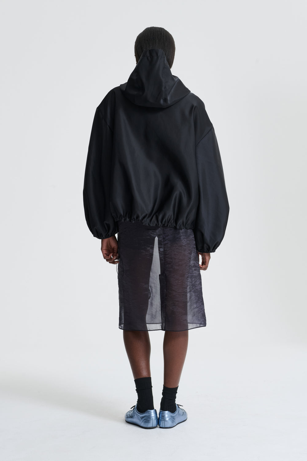 BEVERLY | ANORAK JACKET TECHNICAL NYLON BLACK