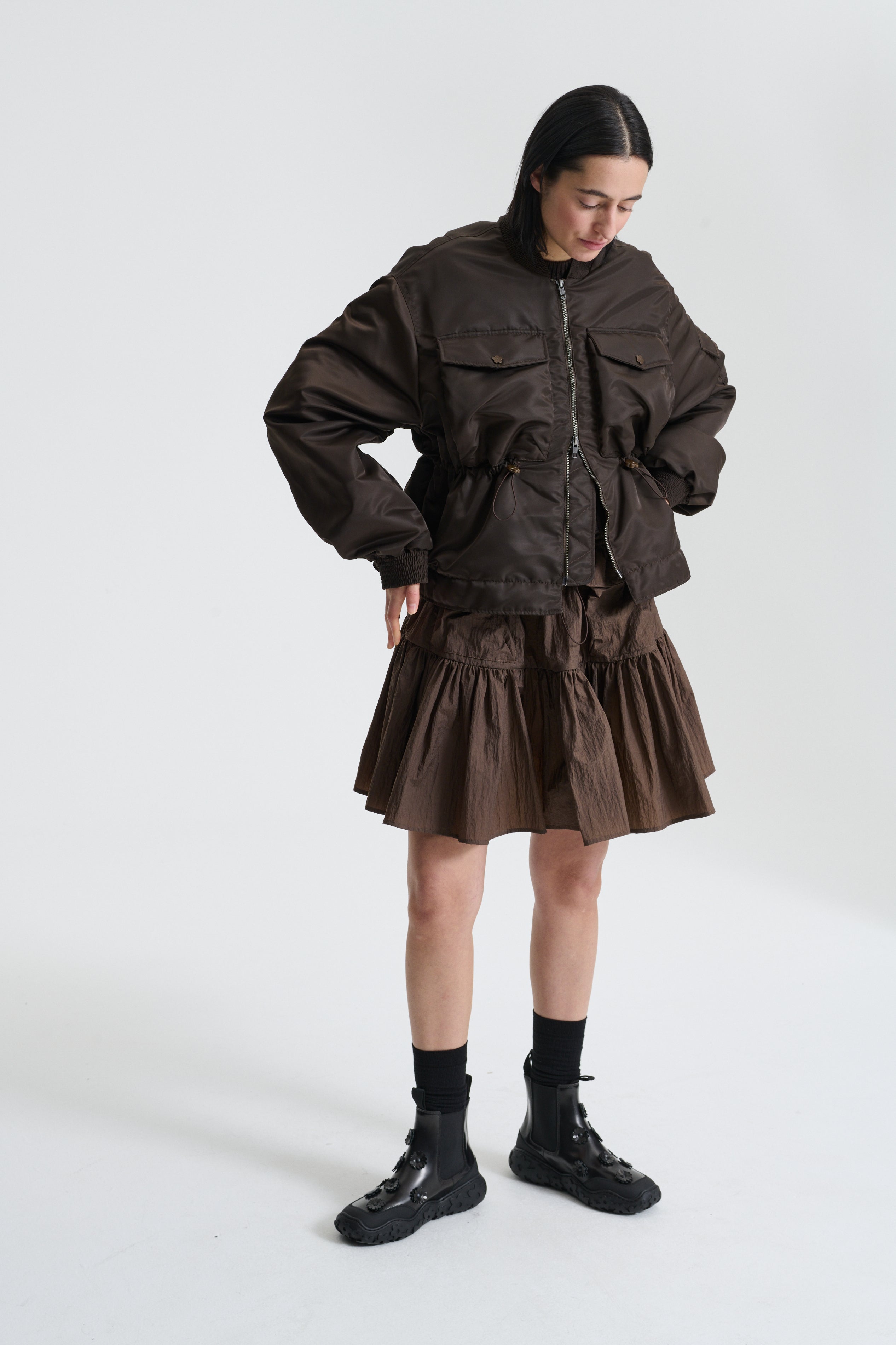 【美品】soyy. N.D.B nylon detaching blouson sacai-Treated-Nylon-Twill-