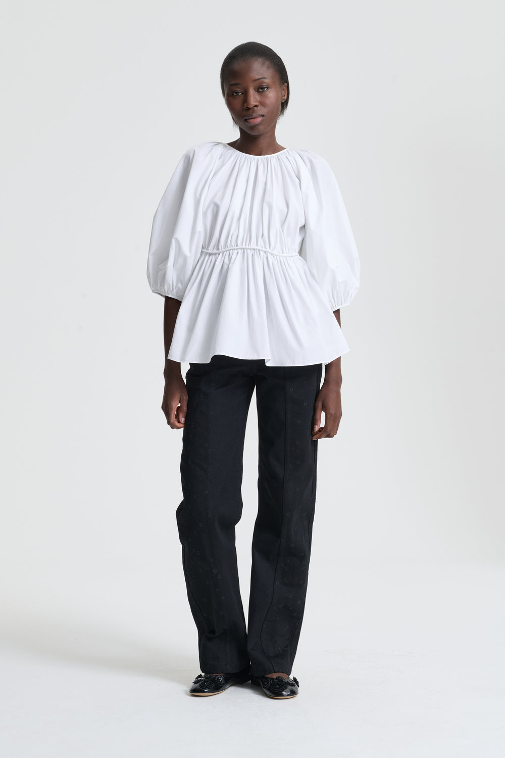 AMO | TOP COTTON WHITE