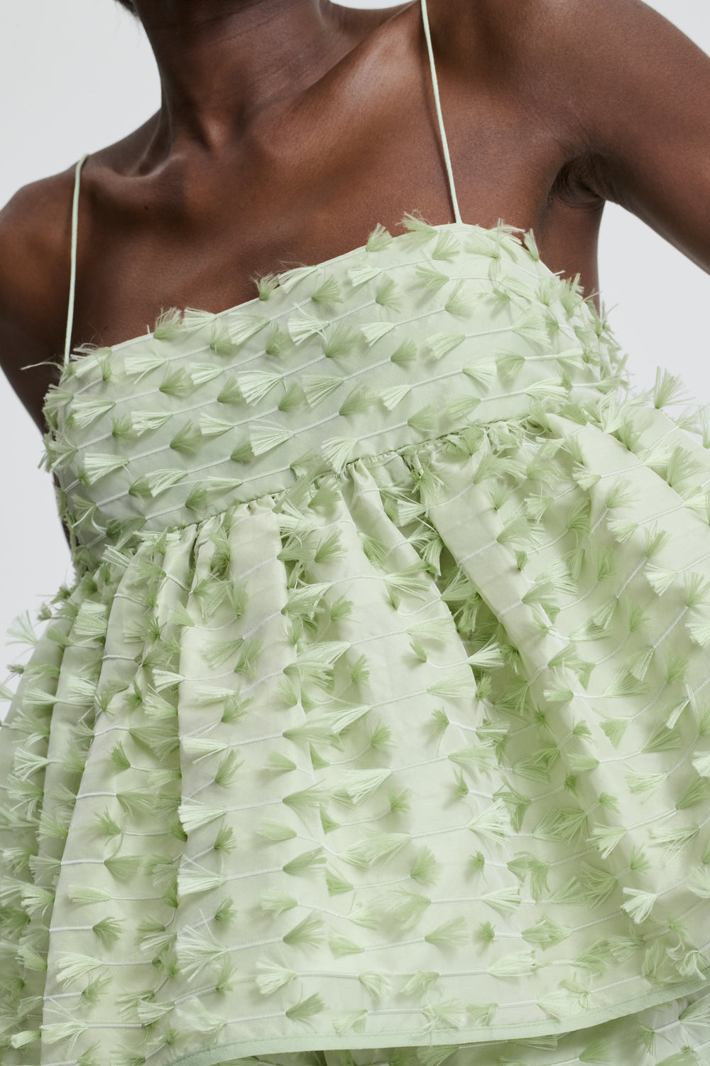 BABETTE | TOP FIAMMA FIL-COUPÉ PASTEL GREEN