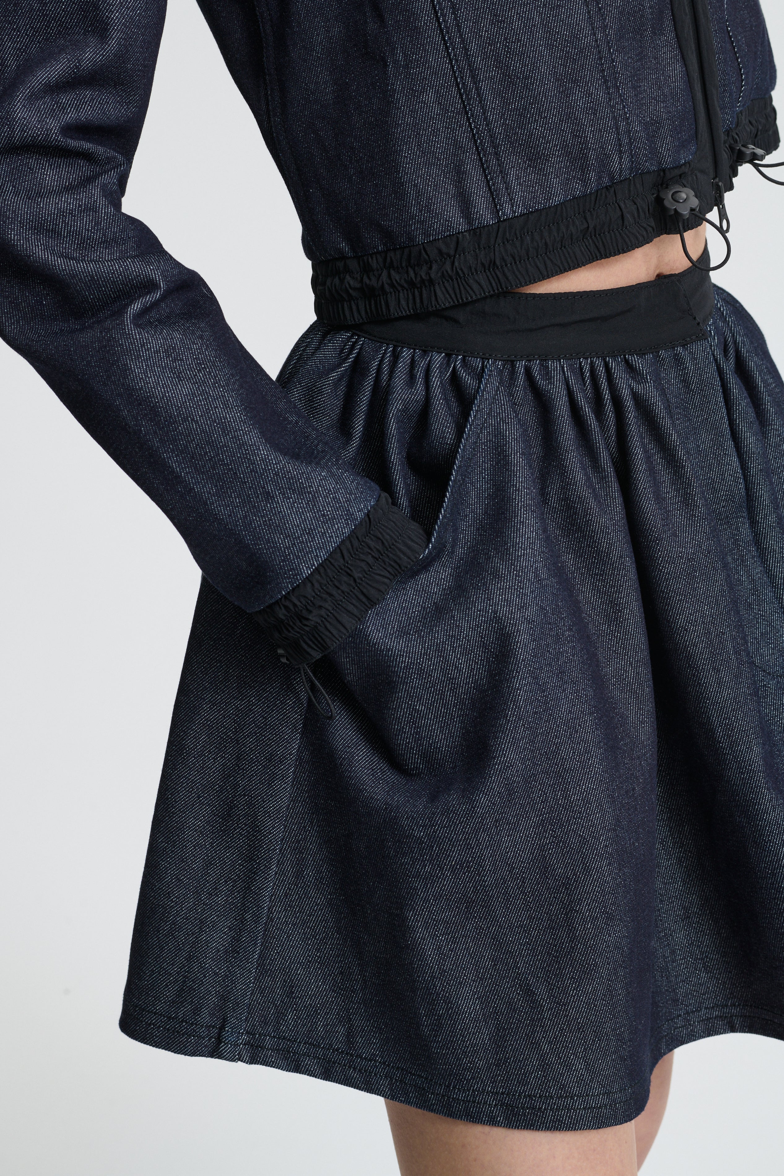 BOBBI | SKIRT DENIM INDIGO / BLACK – Cecilie Bahnsen