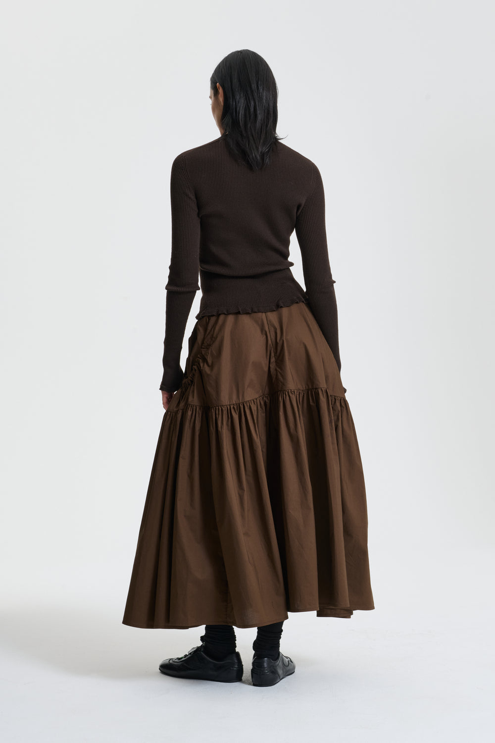 JUSTICE | SKIRT COTTON BROWN