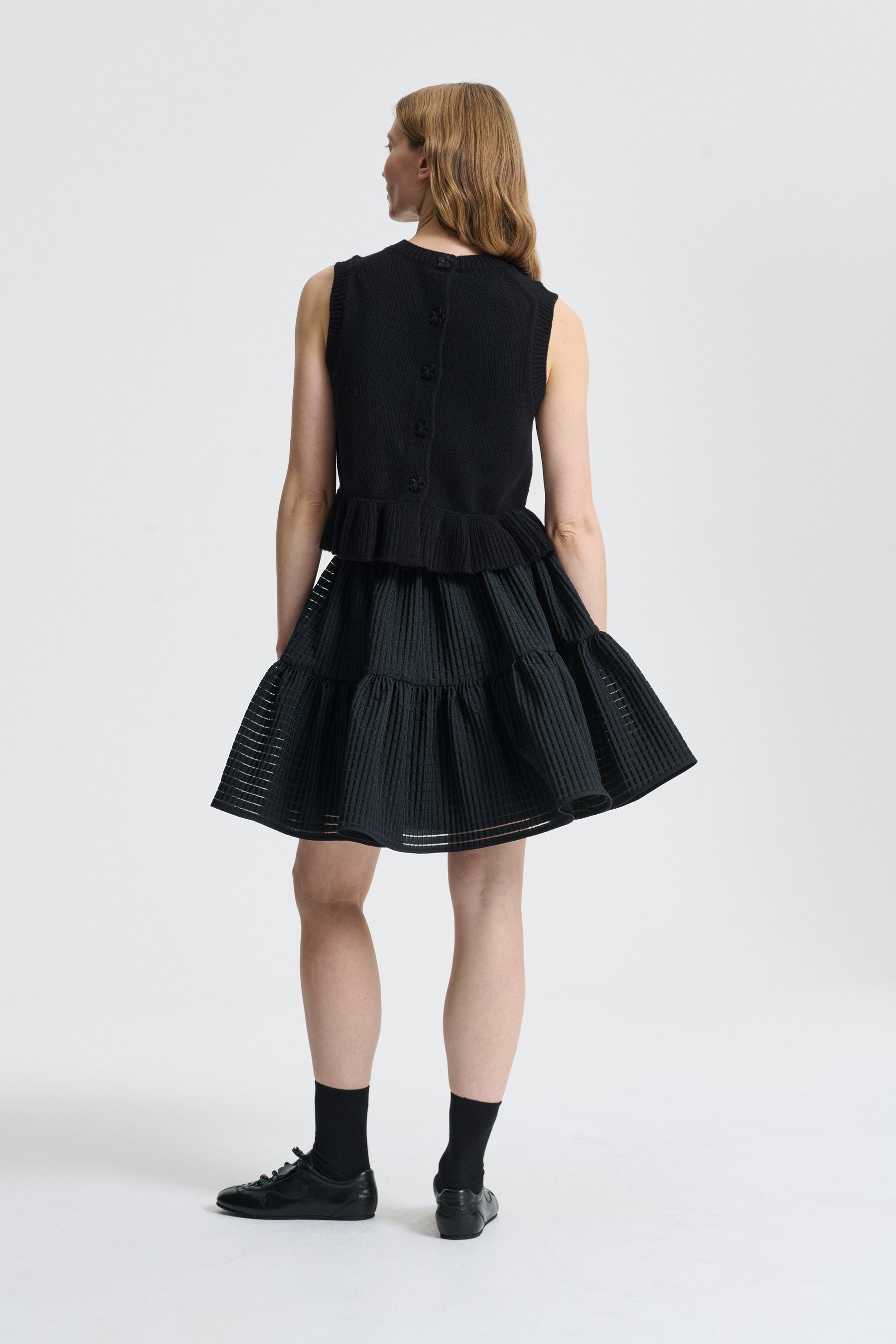 【Cecilie Bahnsen】BELLINI SKIRT BELLINI | SKIRT MIKU JACQUARD BLACK