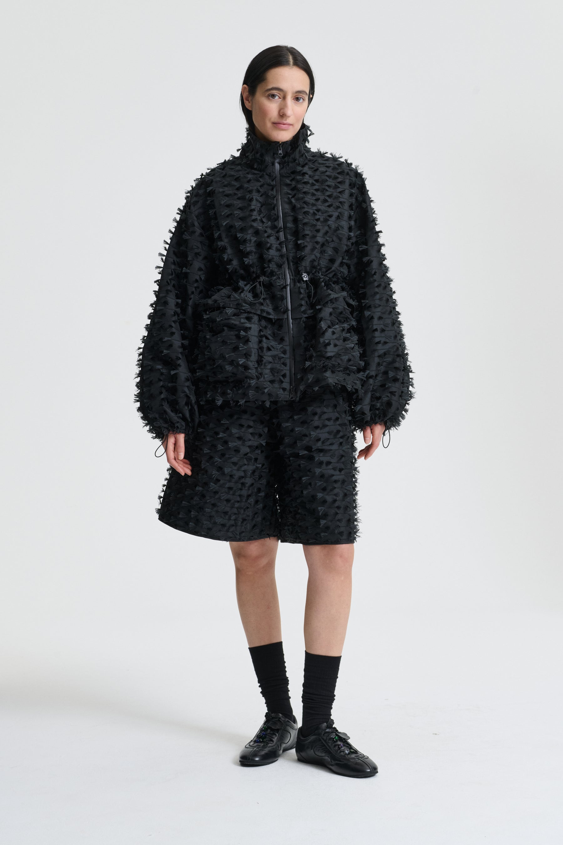 BRUNO | SHORTS FIAMMA FIL-COUPÉ BLACK