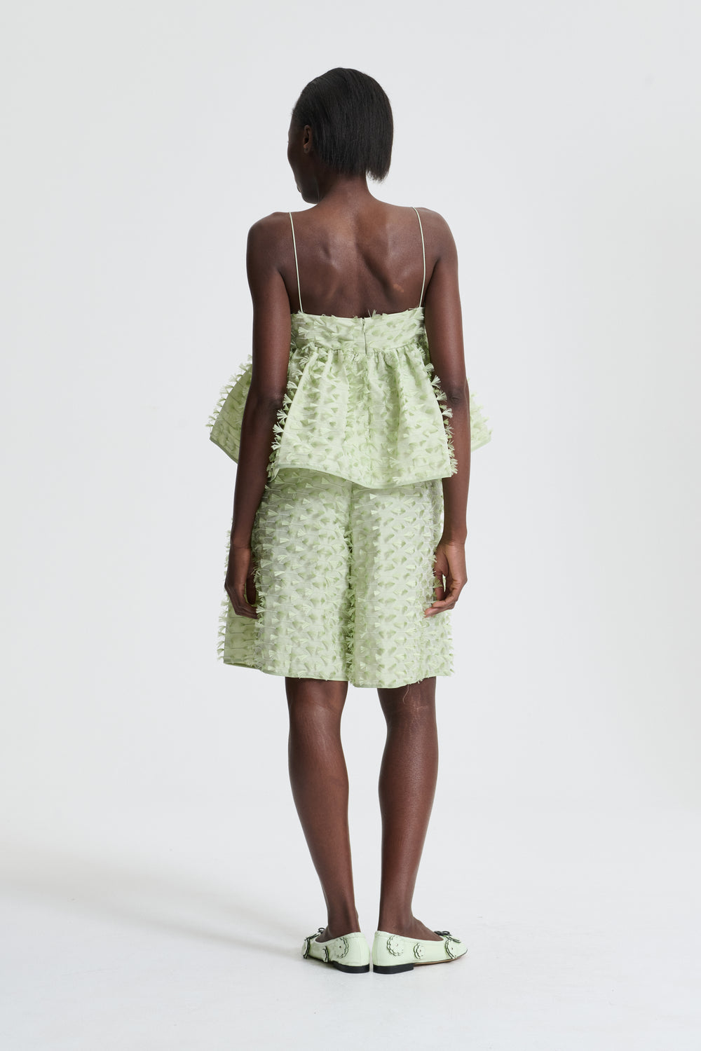BRUNO | SHORTS FIAMMA FIL-COUPÉ PASTEL GREEN