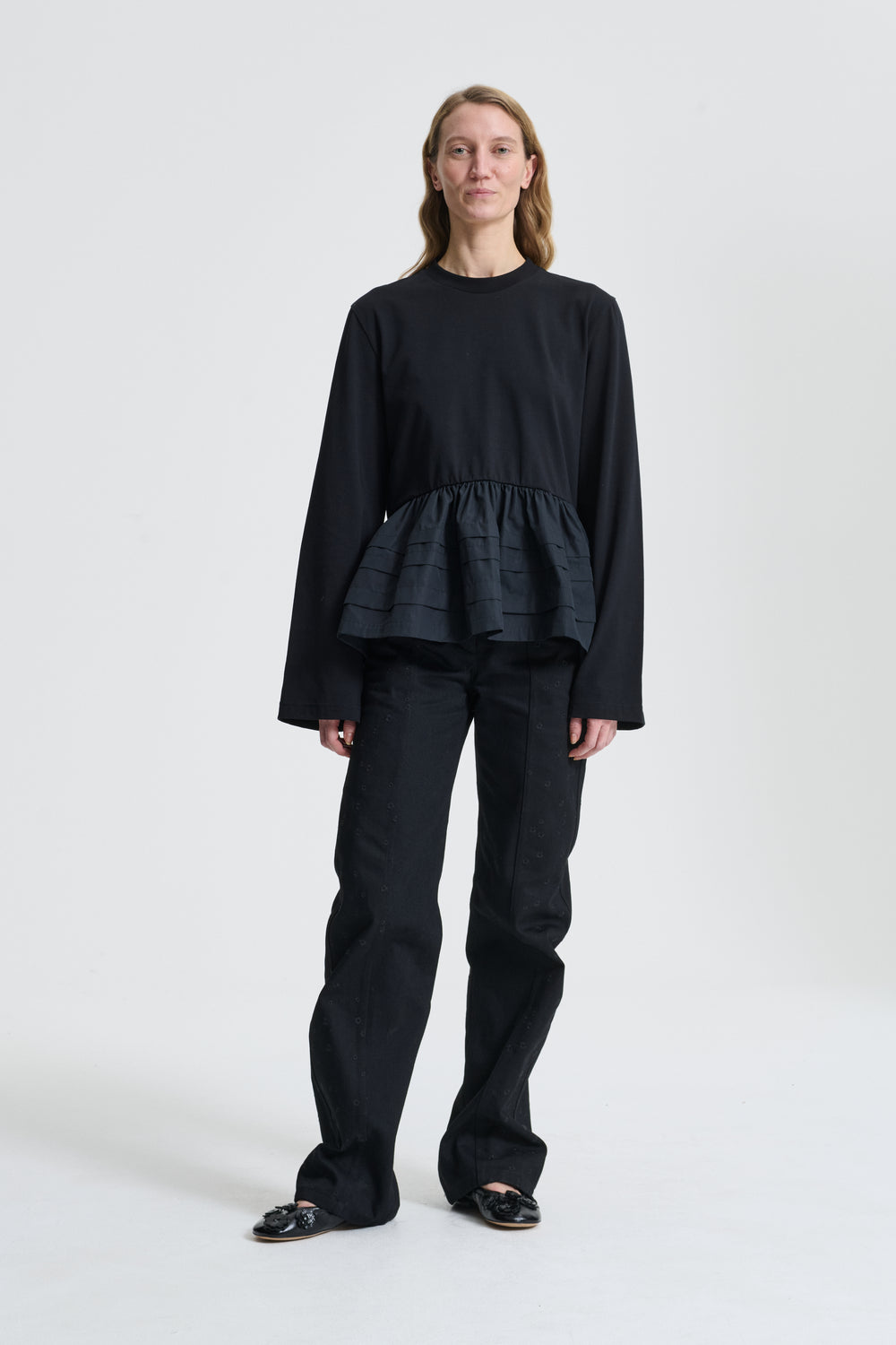 AUDREY | T-SHIRT JERSEY BLACK