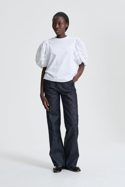 BEN | T-SHIRT JERSEY WHITE – Cecilie Bahnsen