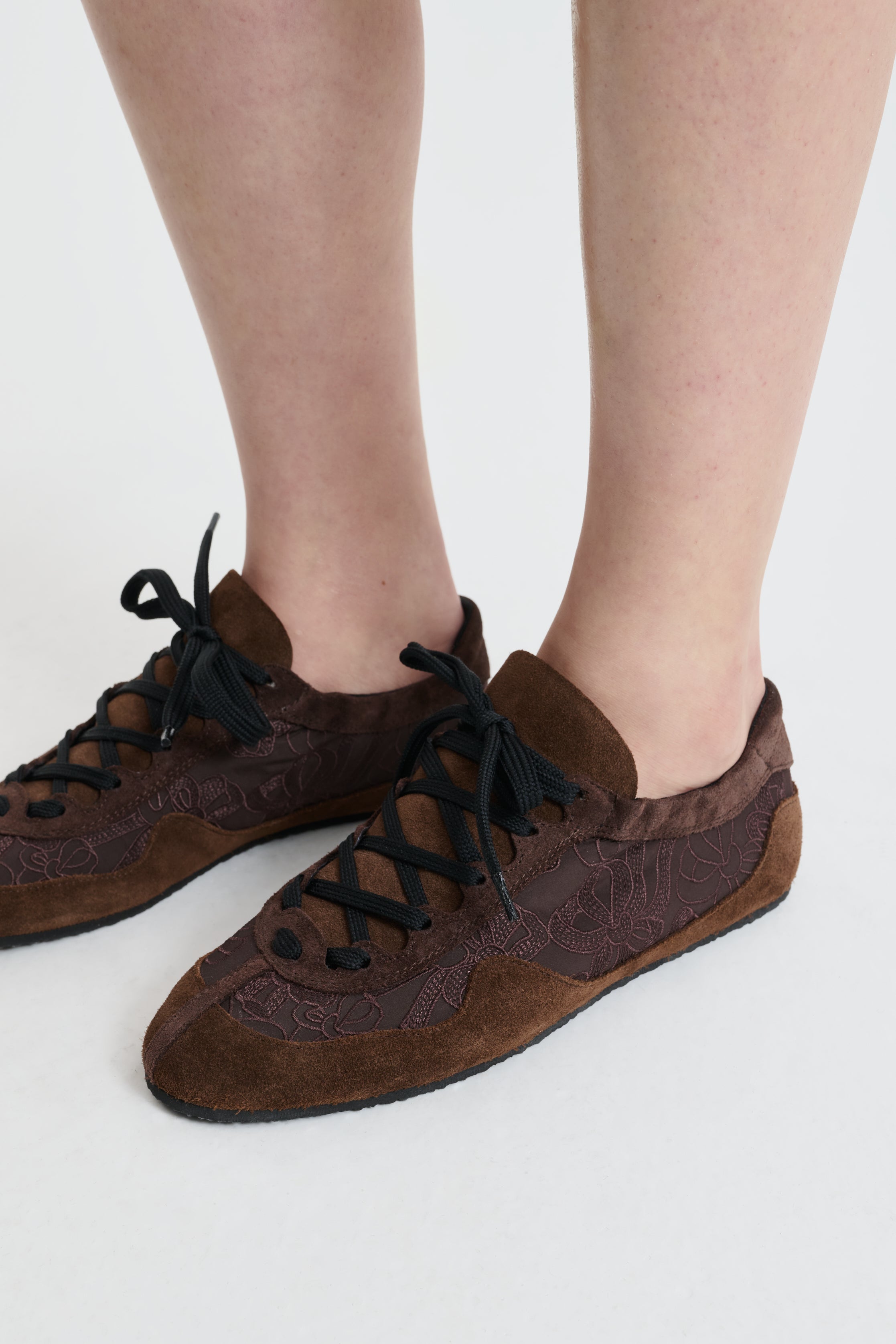 CBBLAISE | SOFT SNEAKERS SUEDE I NYLON BROWN
