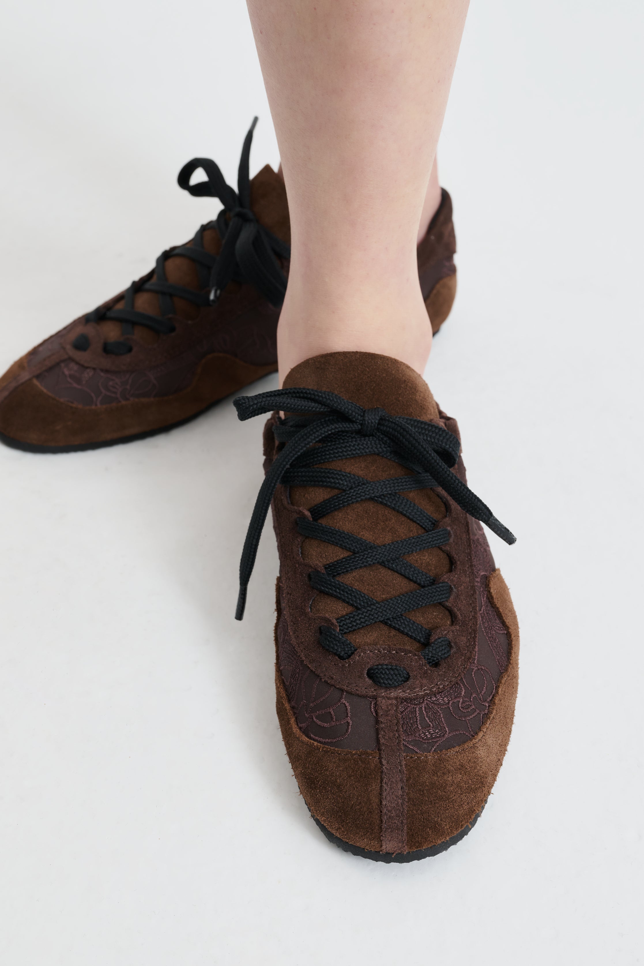 CBBLAISE | SOFT SNEAKERS SUEDE I NYLON BROWN