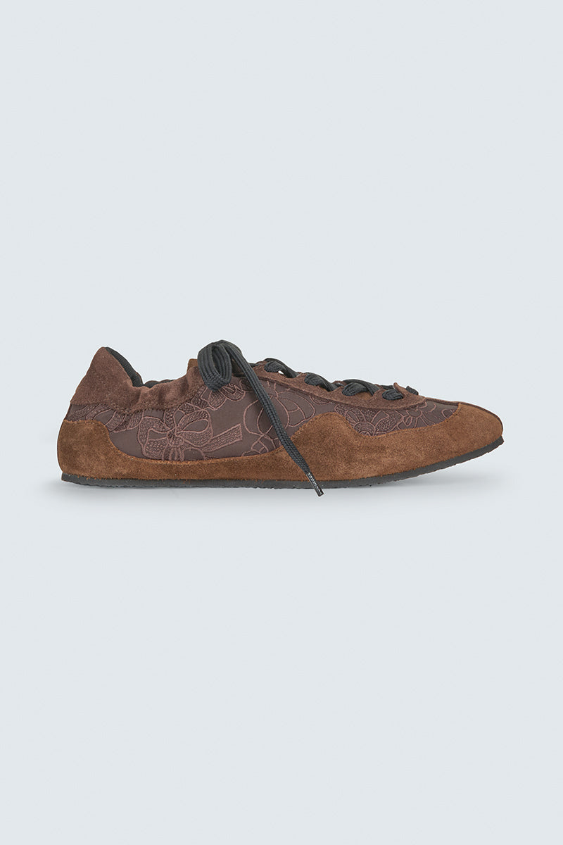 CBBLAISE | SOFT SNEAKERS SUEDE I NYLON BROWN
