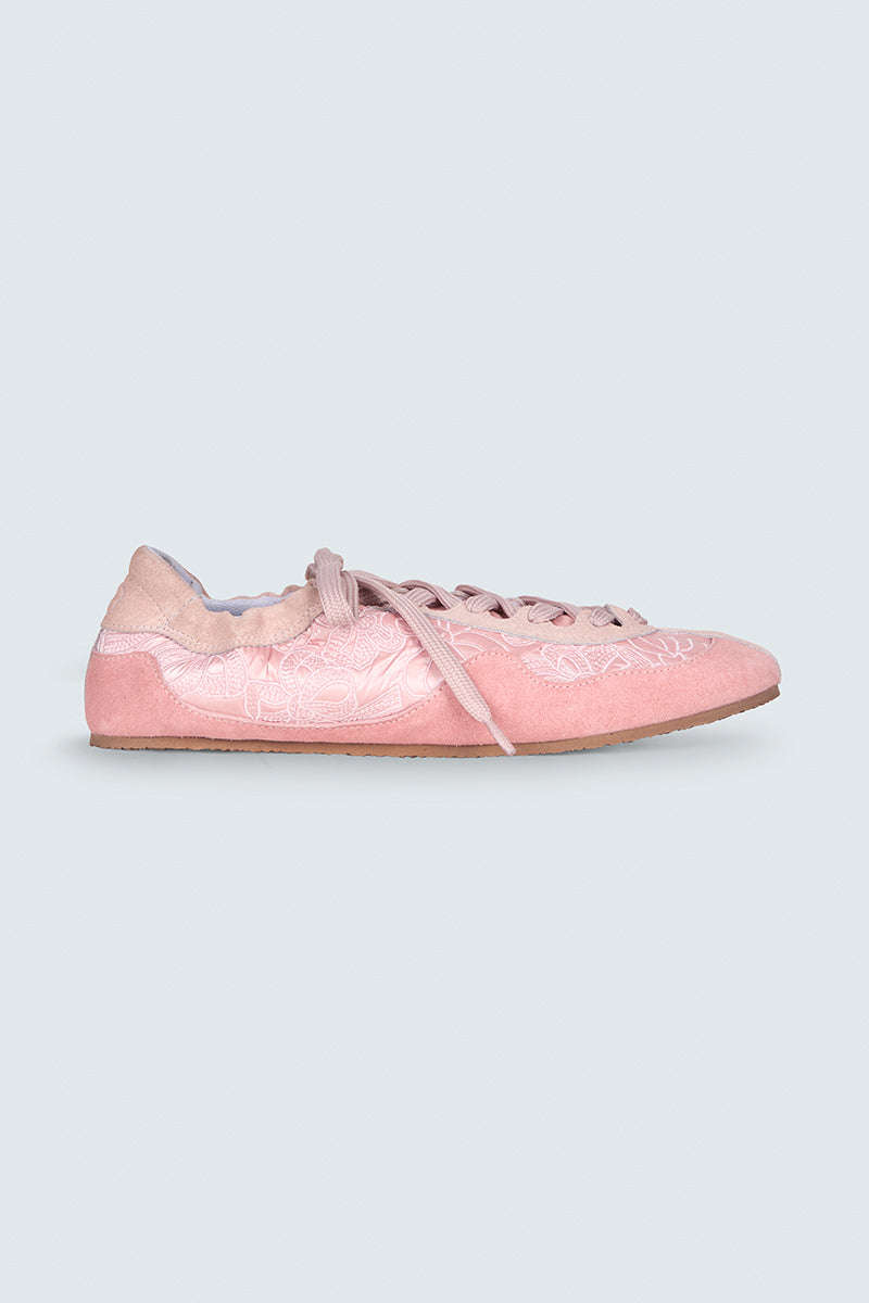 CBBLAISE | SOFT SNEAKERS SUEDE I NYLON BLUSH PINK