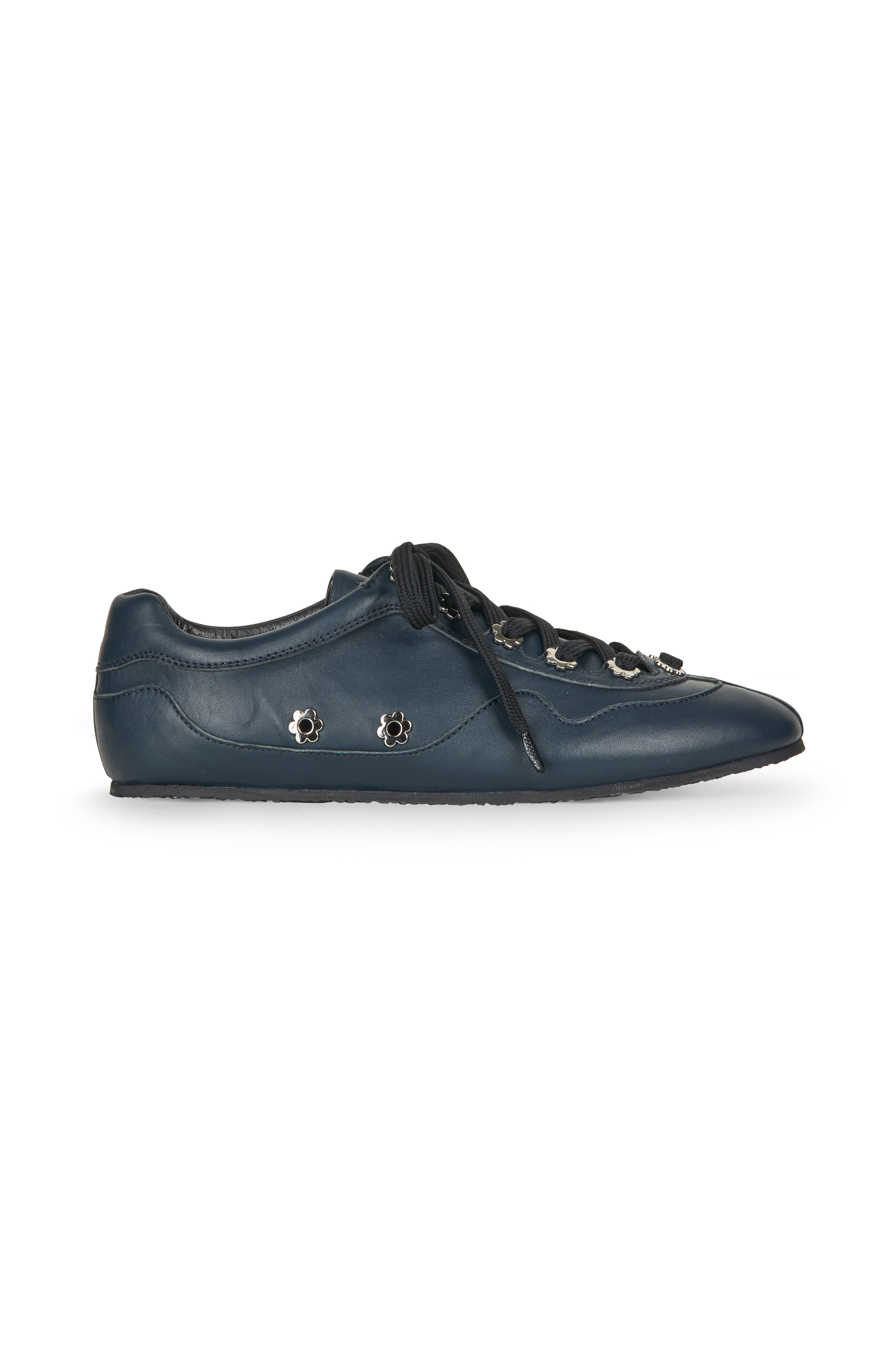 CBBLAISE | STUD SNEAKERS LEATHER BLACK