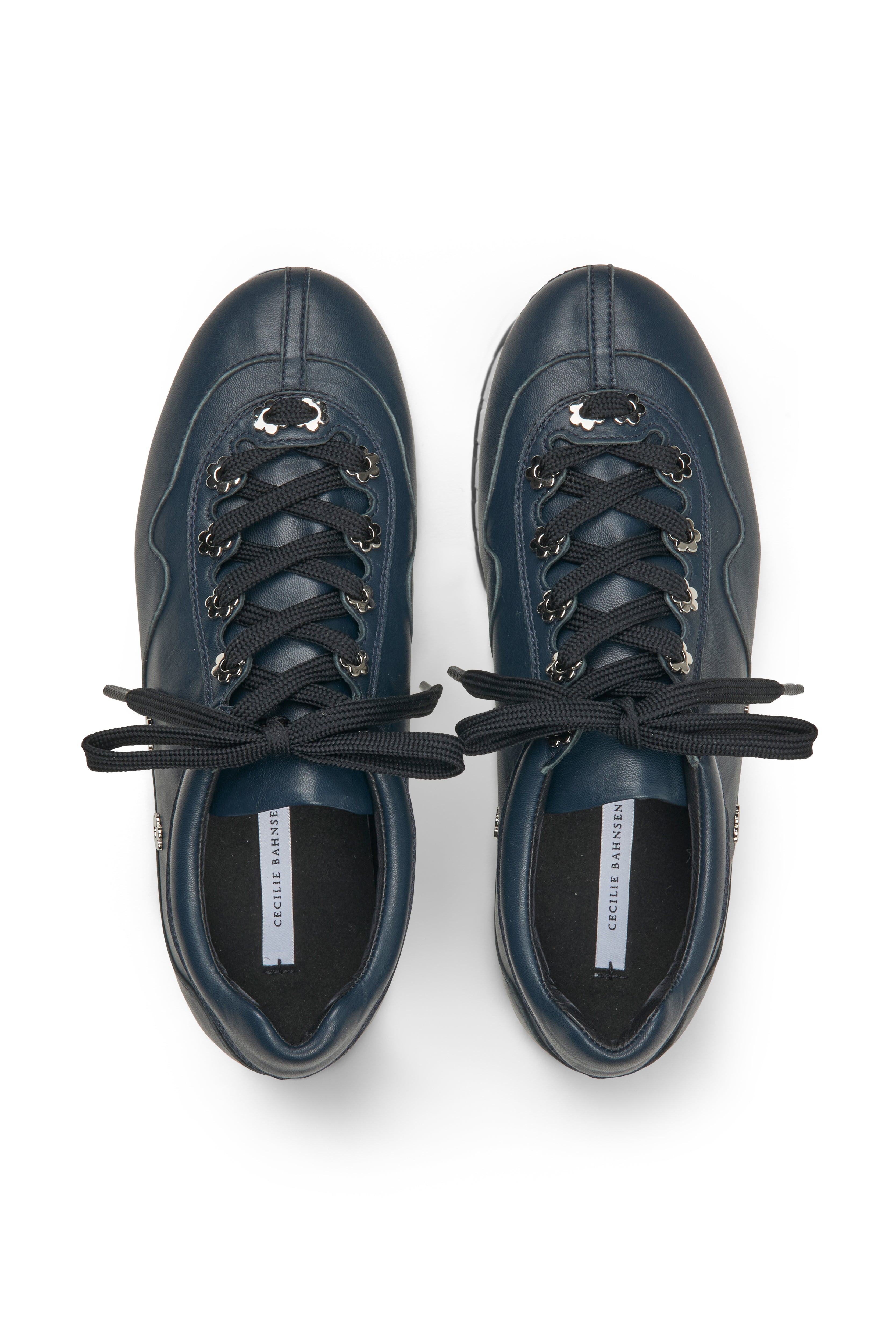 CBBLAISE | STUD SNEAKERS LEATHER BLACK