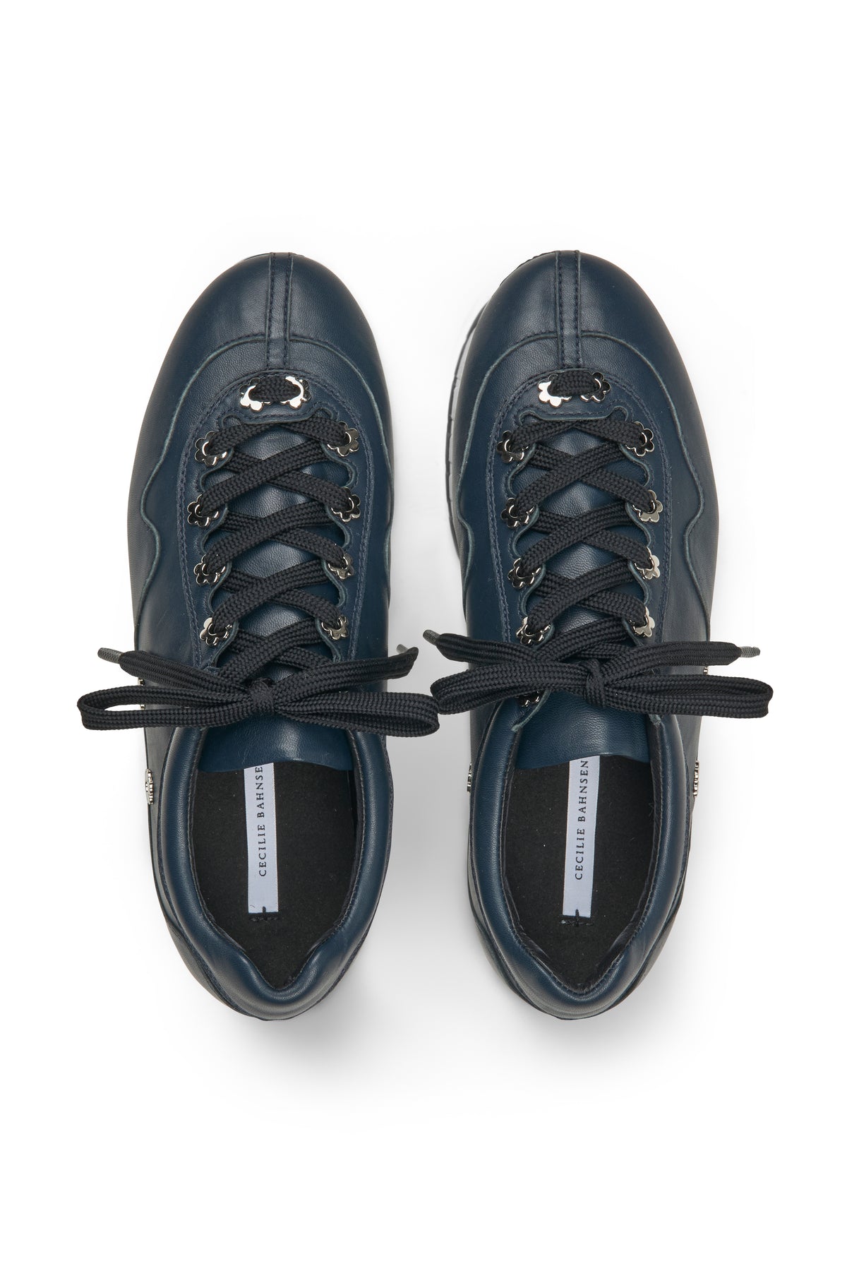 CBBLAISE | STUD SNEAKERS LEATHER BLACK