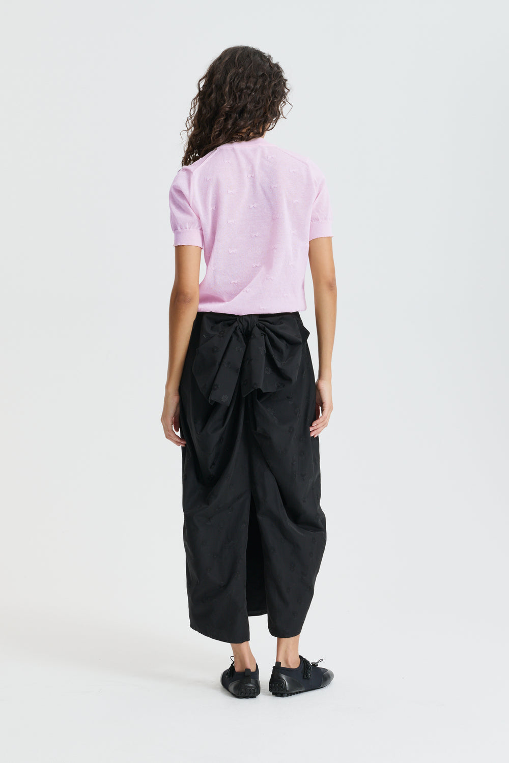 CBFILLO | TOP PRETTY BOW KNIT PRETTY PINK