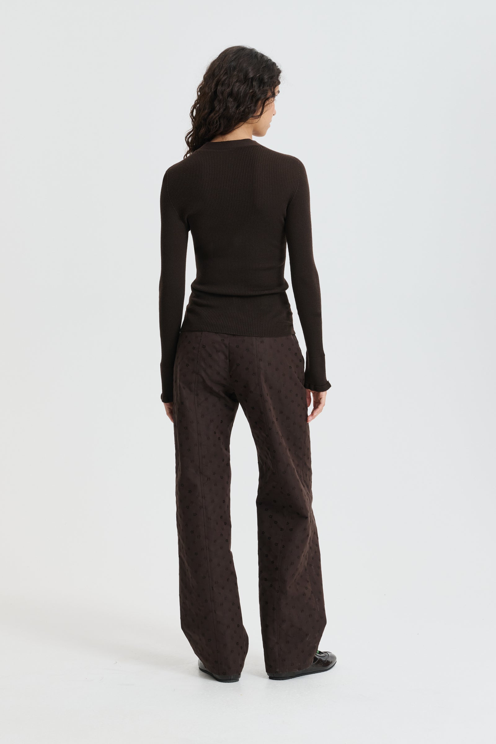 CBFOLKE | CARDIGAN LIGHT MERINO WOOL BROWN